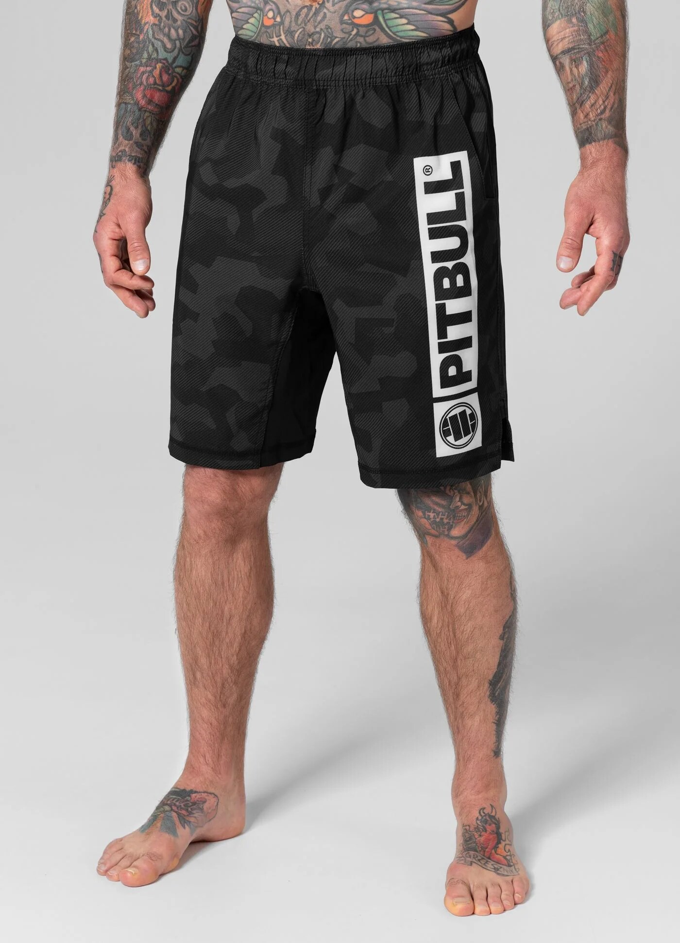 Shorts Pitbull Performance Pro Plus Hilltop - Black