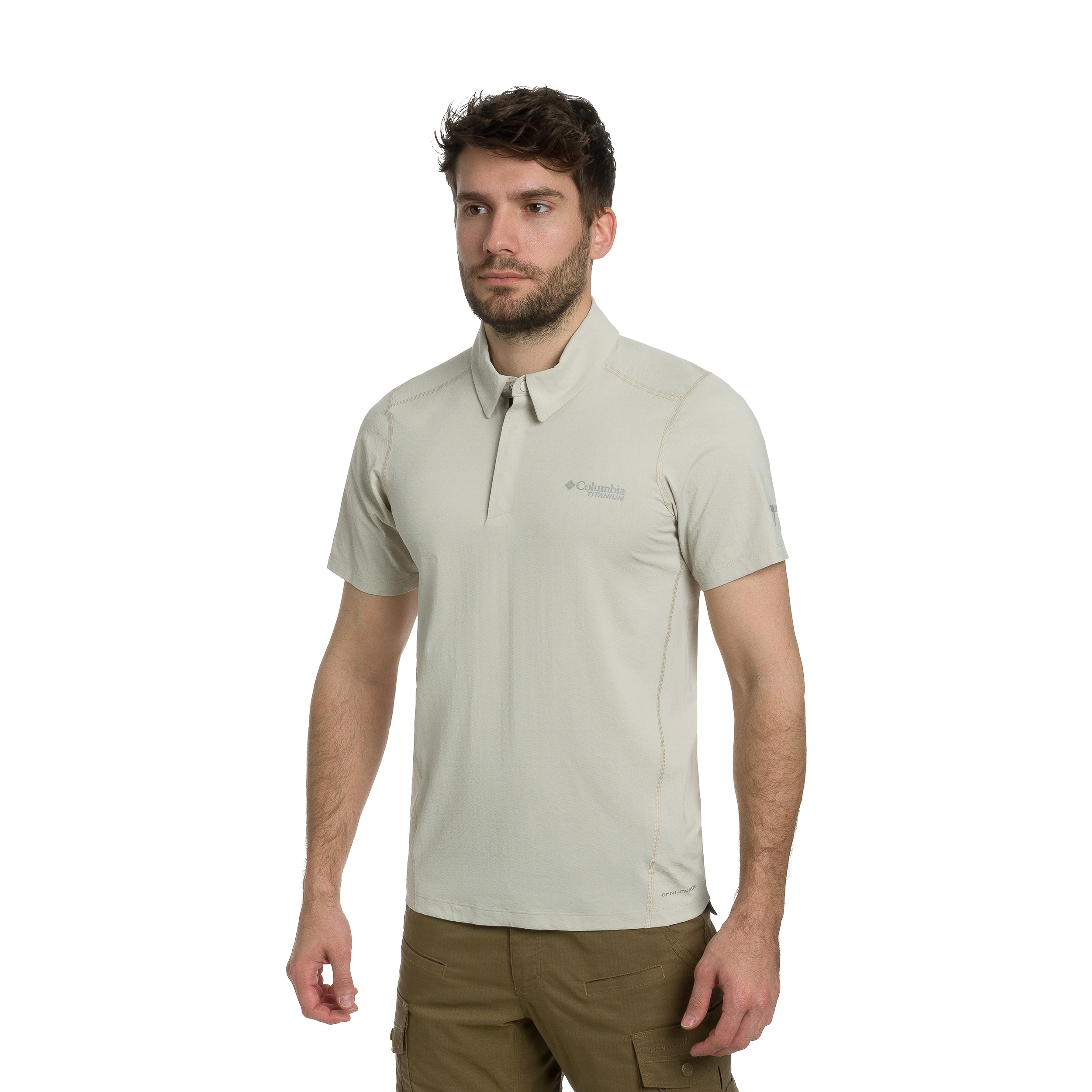 Maglietta polo termica Columbia Diamond Peak Pro - Dark Stone