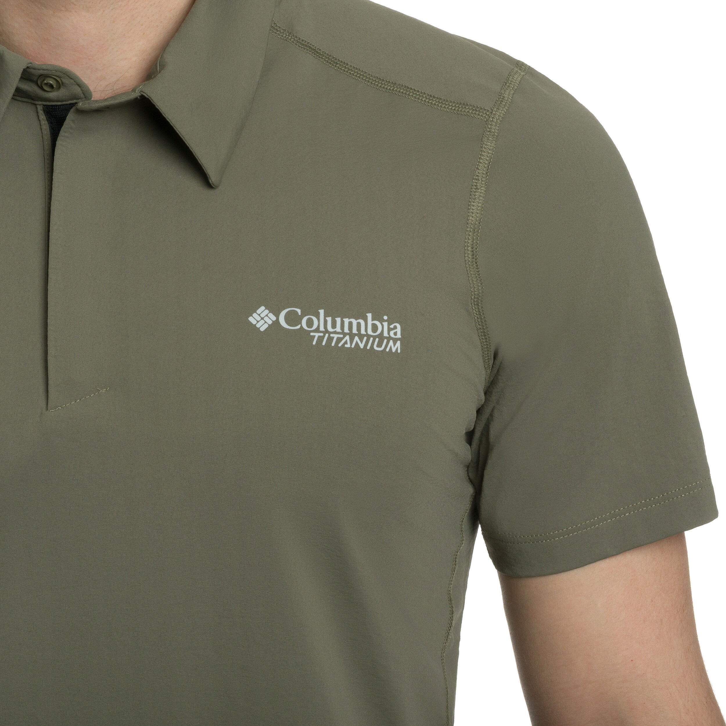 Polo termica Columbia Diamond Peak Pro - Stone Green