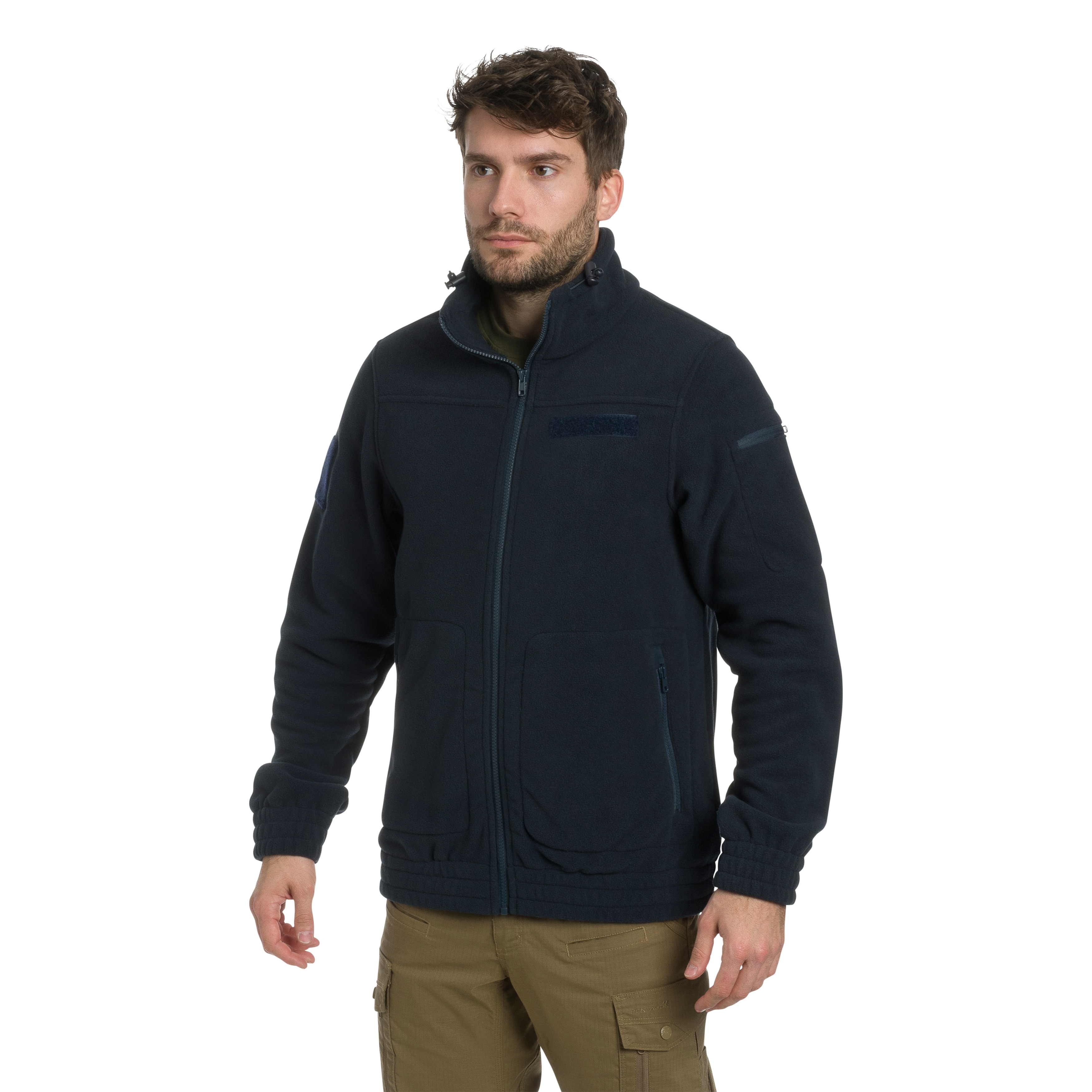 Giacca in pile Brandit Combat - Navy