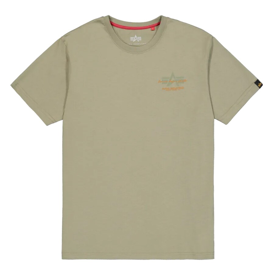 T-shirt Alpha Industries Tonal Logo Print - Olive