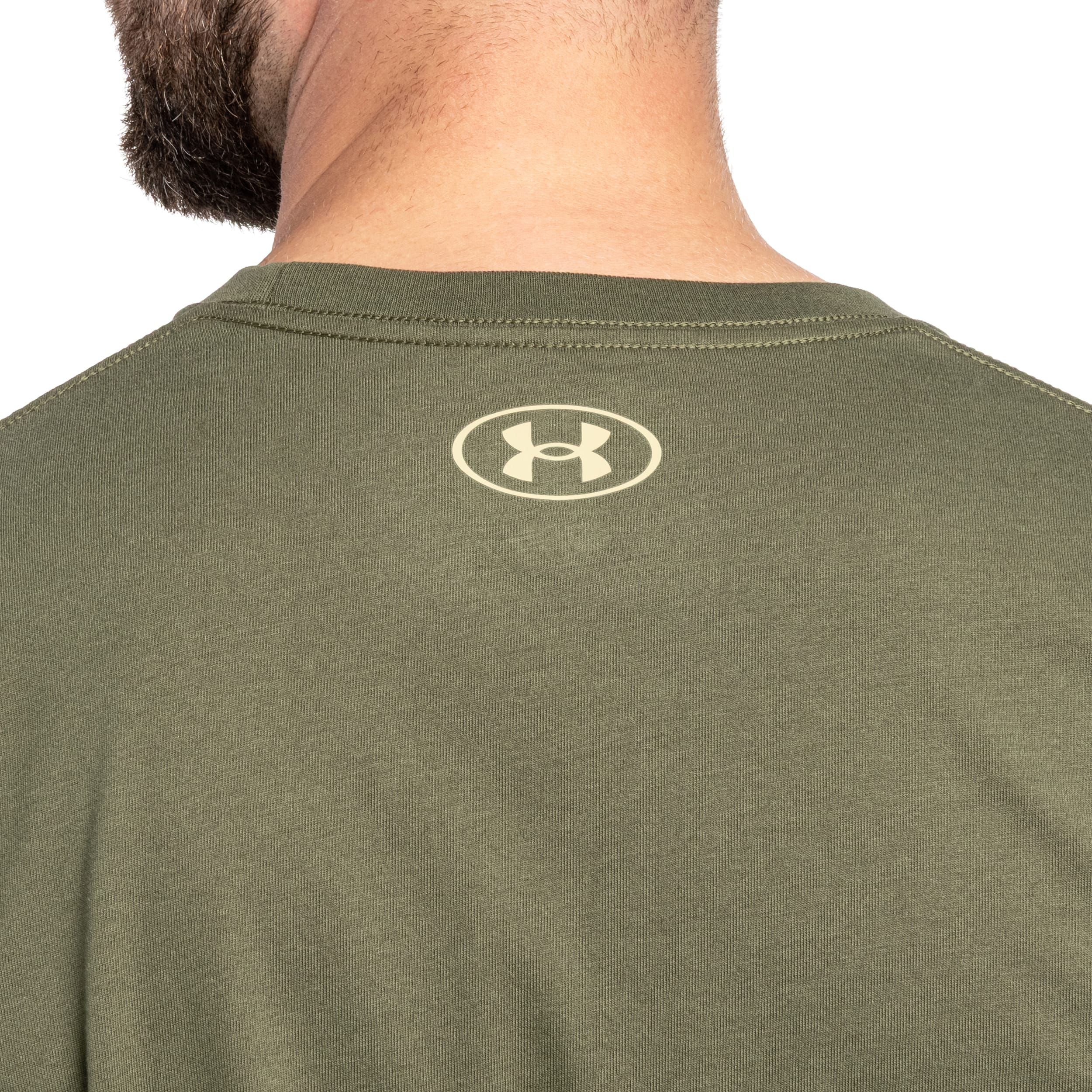 Maglia termica Under Armour Left Chest Manica lunga - Marine OD Green/Field Khaki