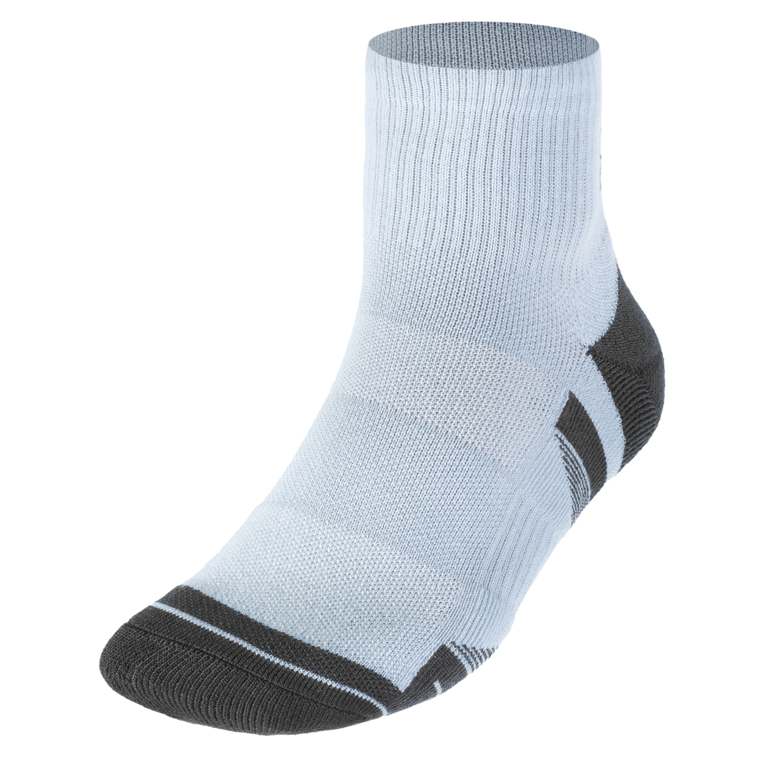Calze Mid Cut Under Armour Performance Tech - Mod Gray/White/Jet Gray, 3 paia