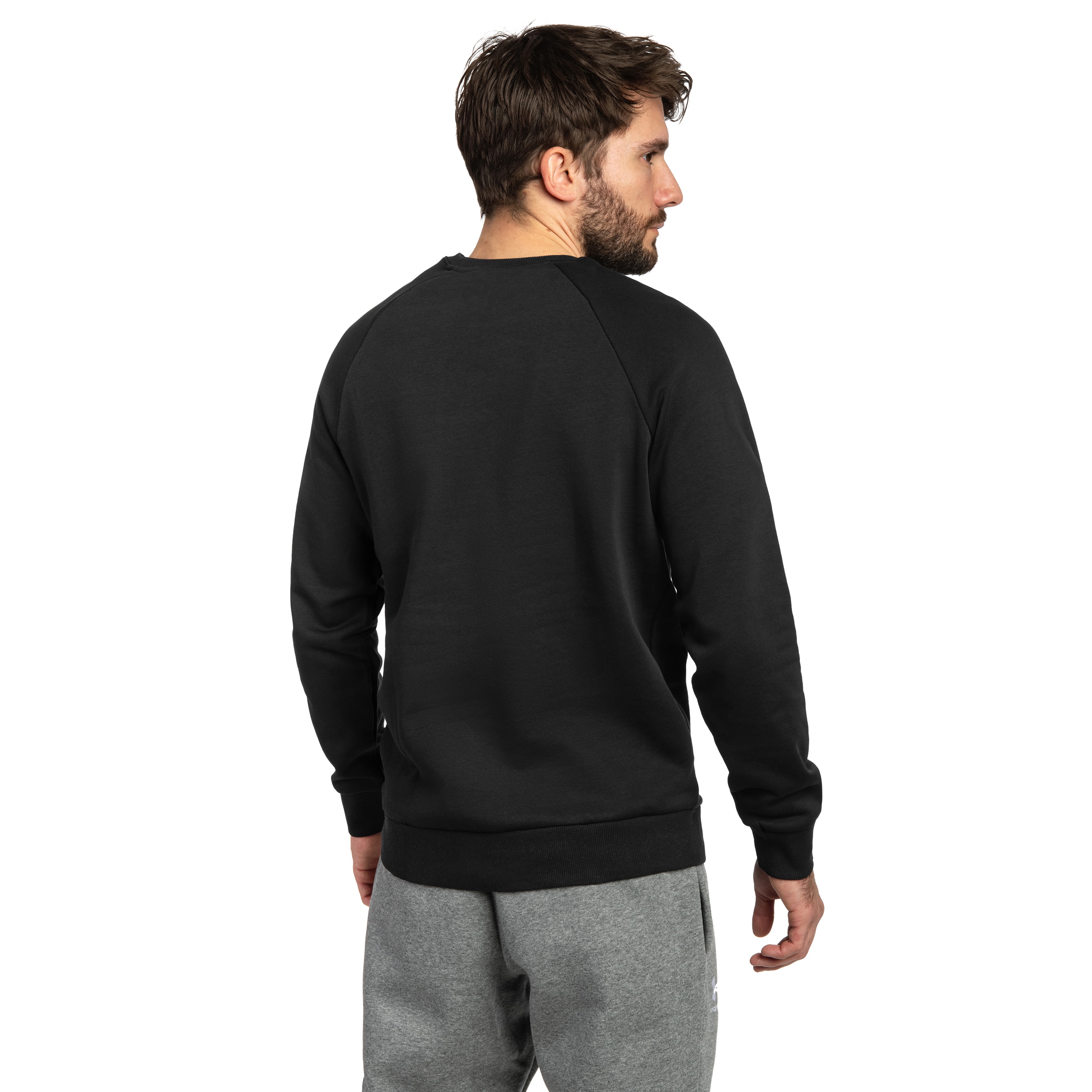 Felpa Under Armour UA Rival Fleece Crew - Black/White