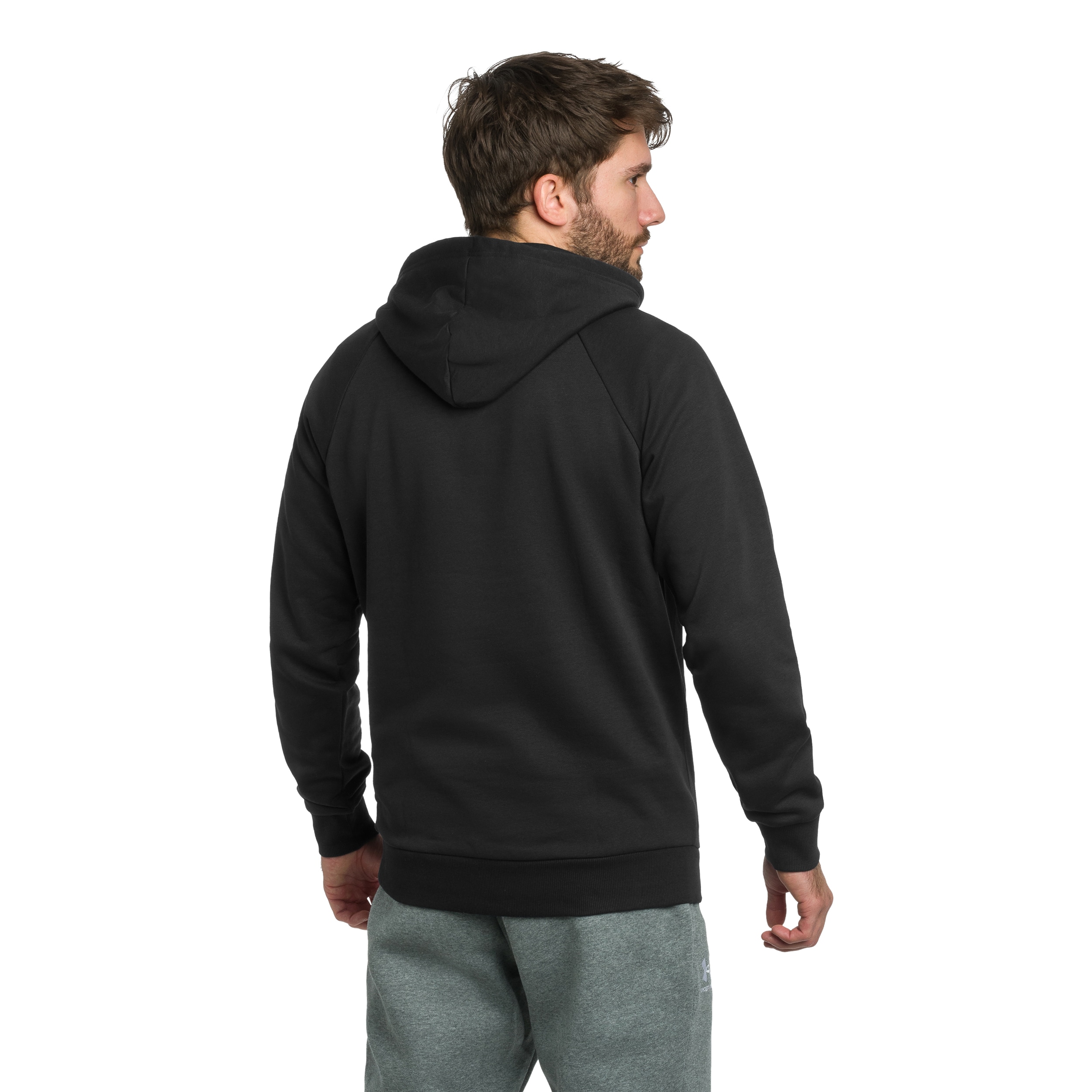 Felpa Under Armour Rival Fleece Logo - Black/White