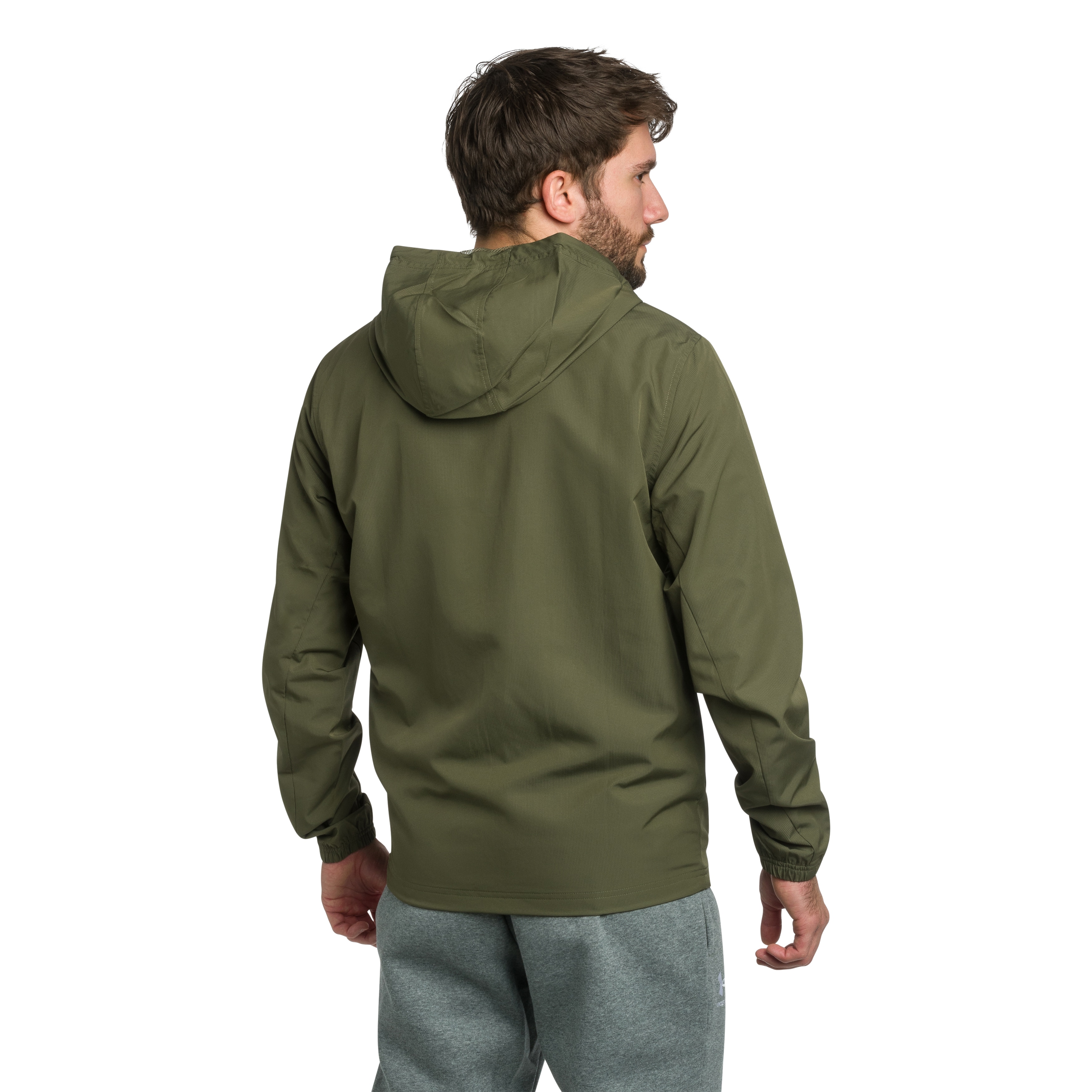 Giacca Under Armour UA Rival Woven - OD Green/Black