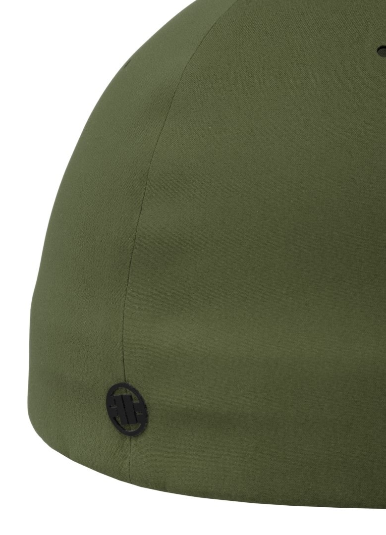 Cappellino con visiera Pitbull Full Cap Stretch Hilltop - Olive
