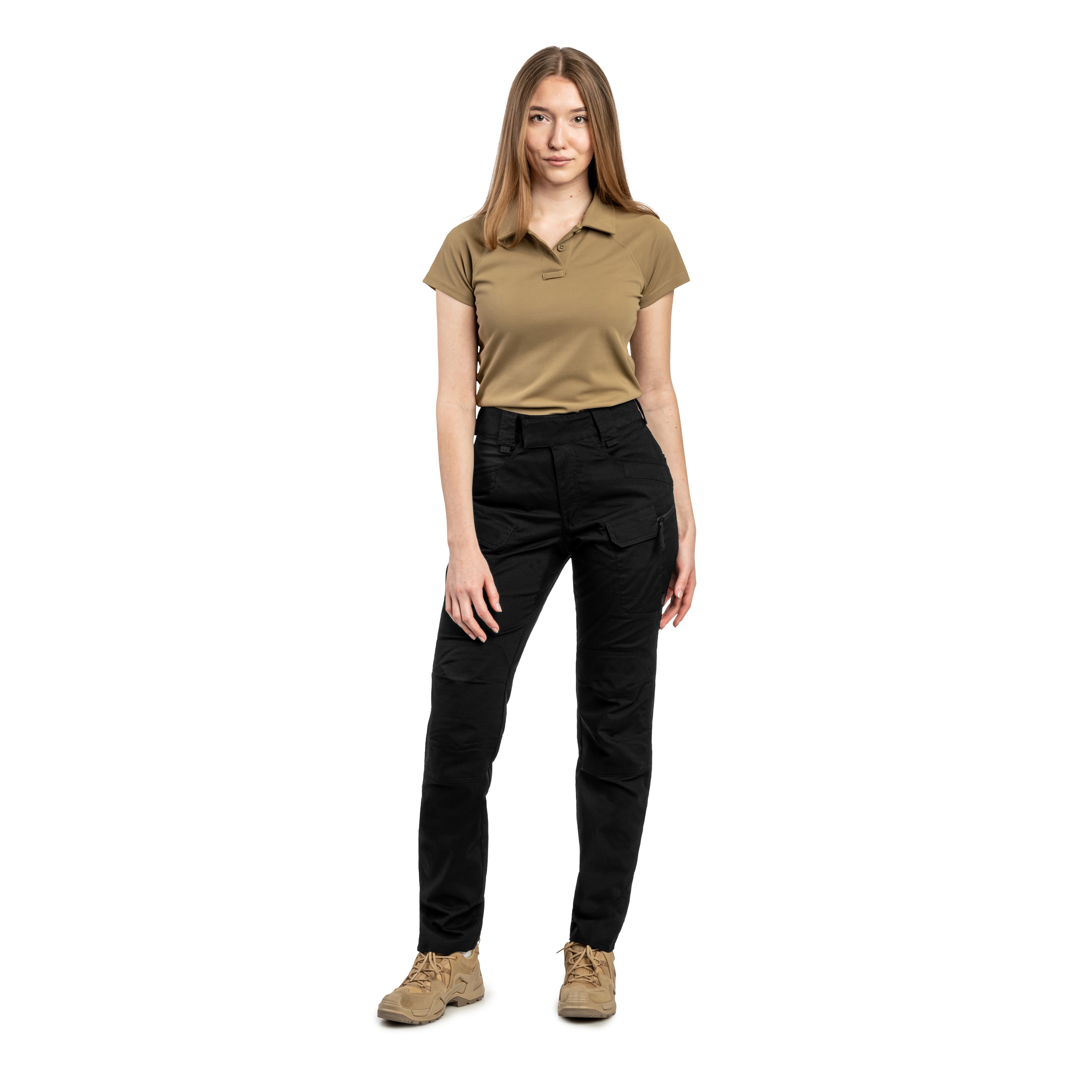 Pantaloni Helikon-Tex UTP PolyCotton Stretch Rip-Stop da donna - Black