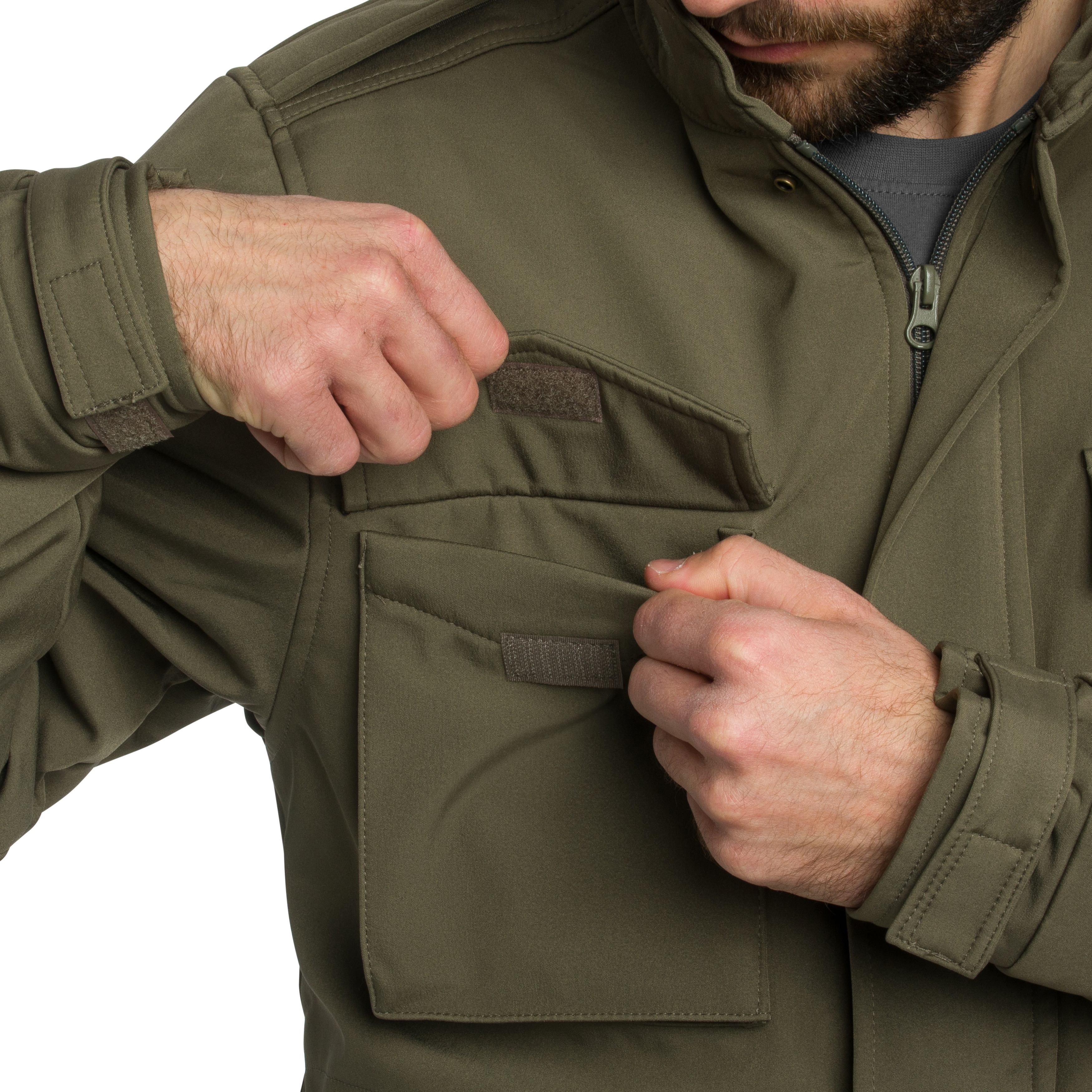Giacca Brandit M65 Softshell - Olive