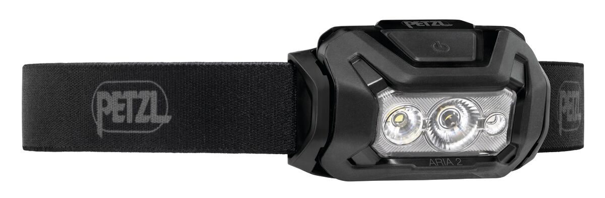 Lampada frontale Petzl Aria 2 RGB New Black 450 lumen