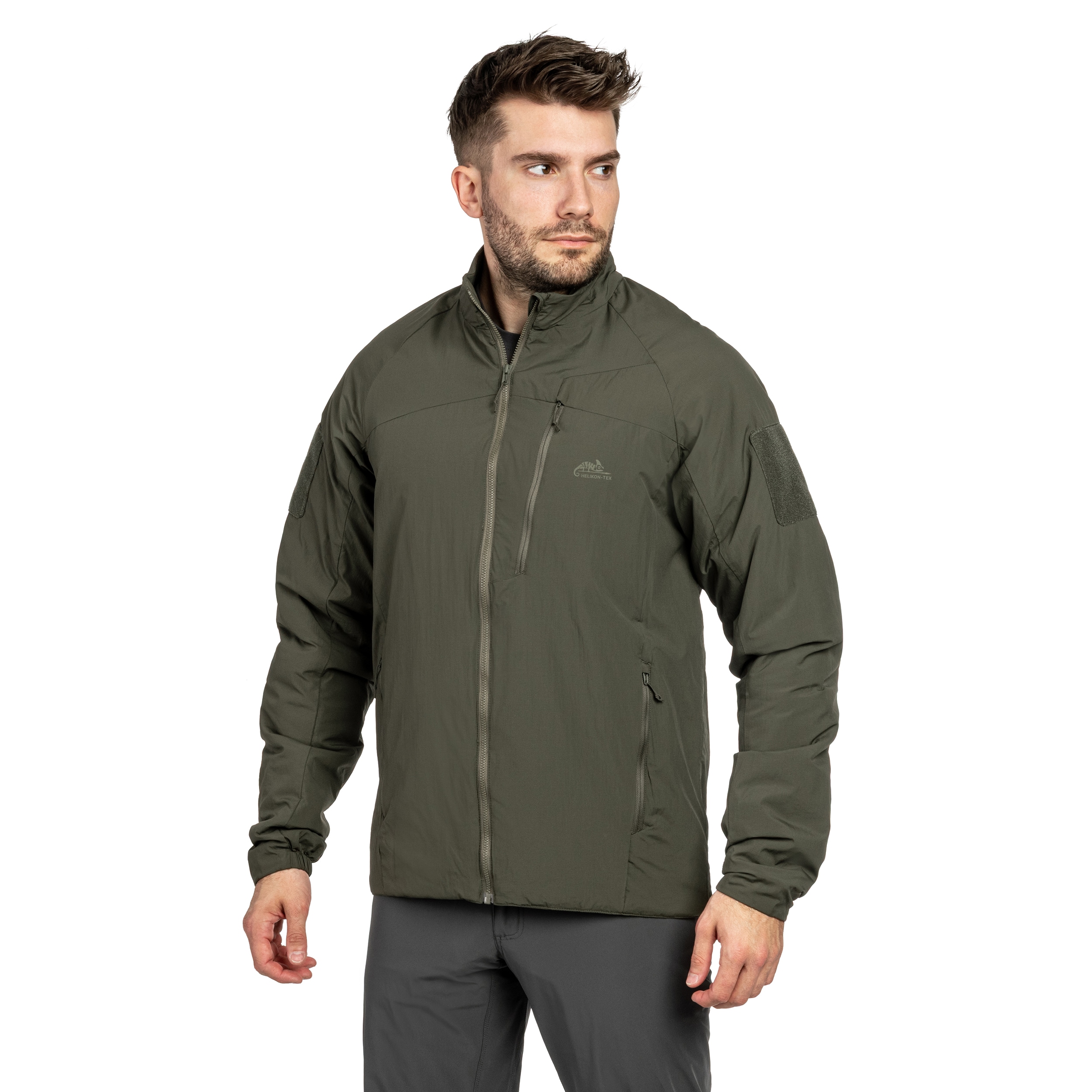 Giacca Helikon-Tex Wolfhound Lite Full-Zip - Taiga Green