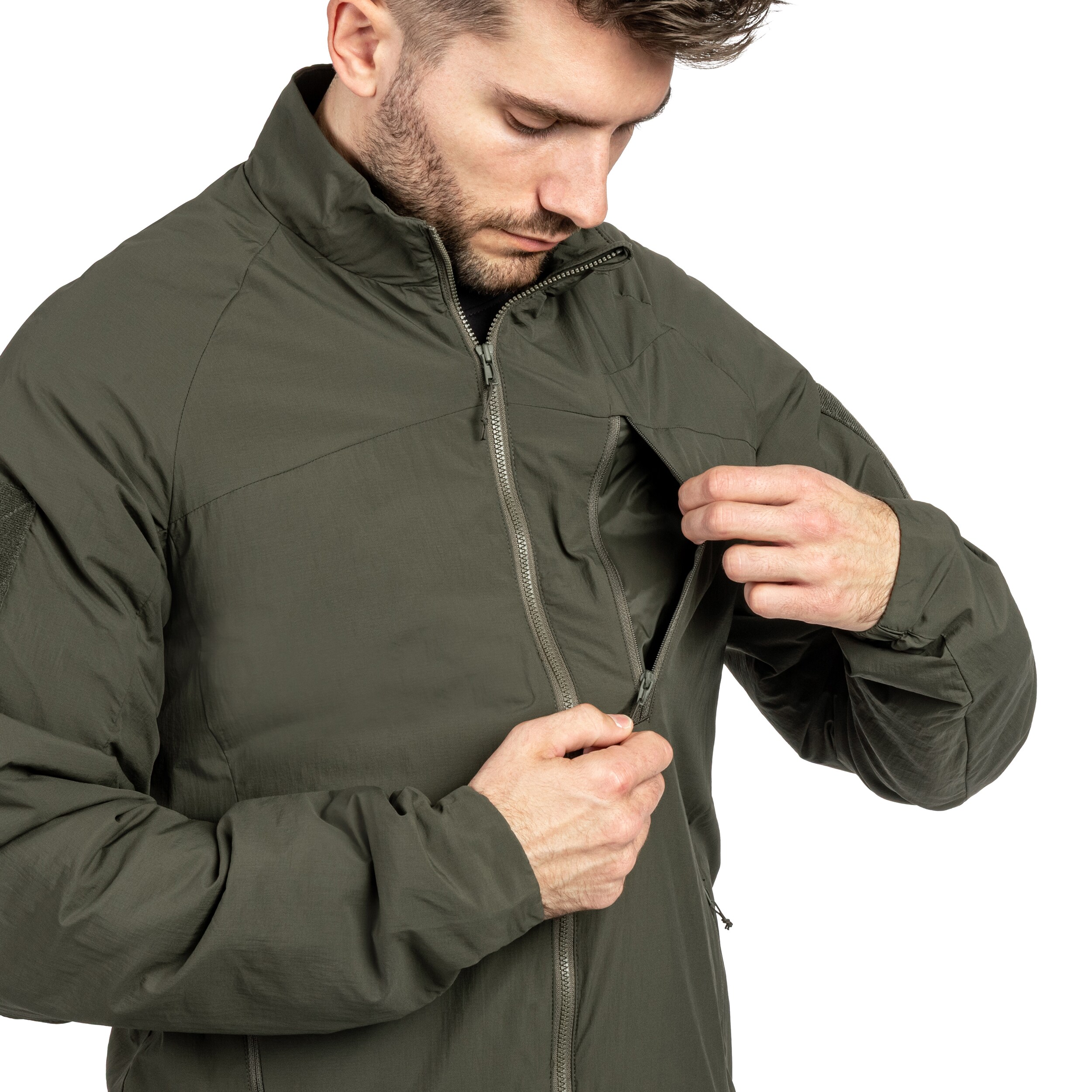 Giacca Helikon-Tex Wolfhound Lite Full-Zip - Taiga Green