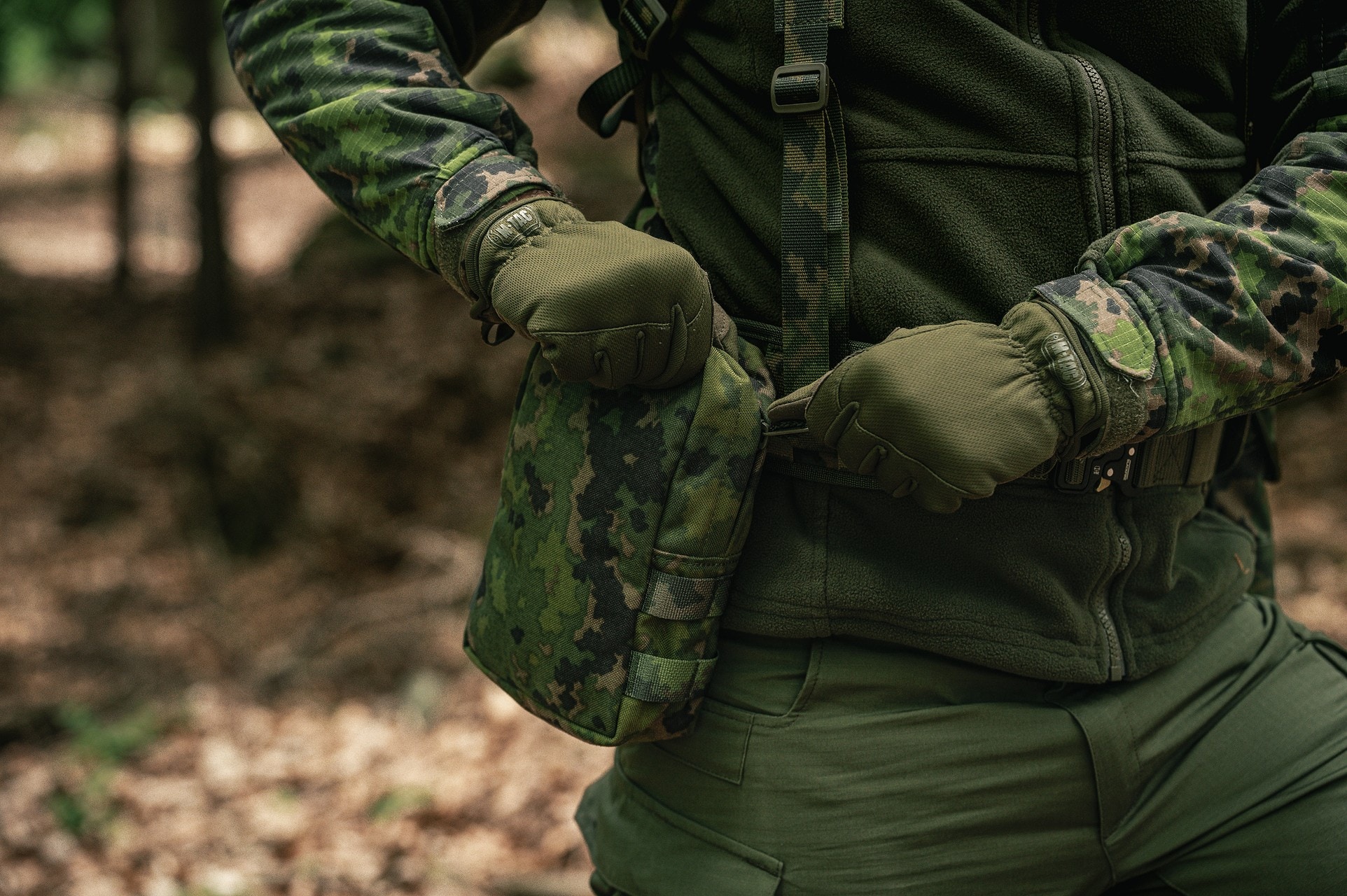 Tasca Savotta Zipped GP Pouch 3x4 - M05 Finnish Woodland Camo