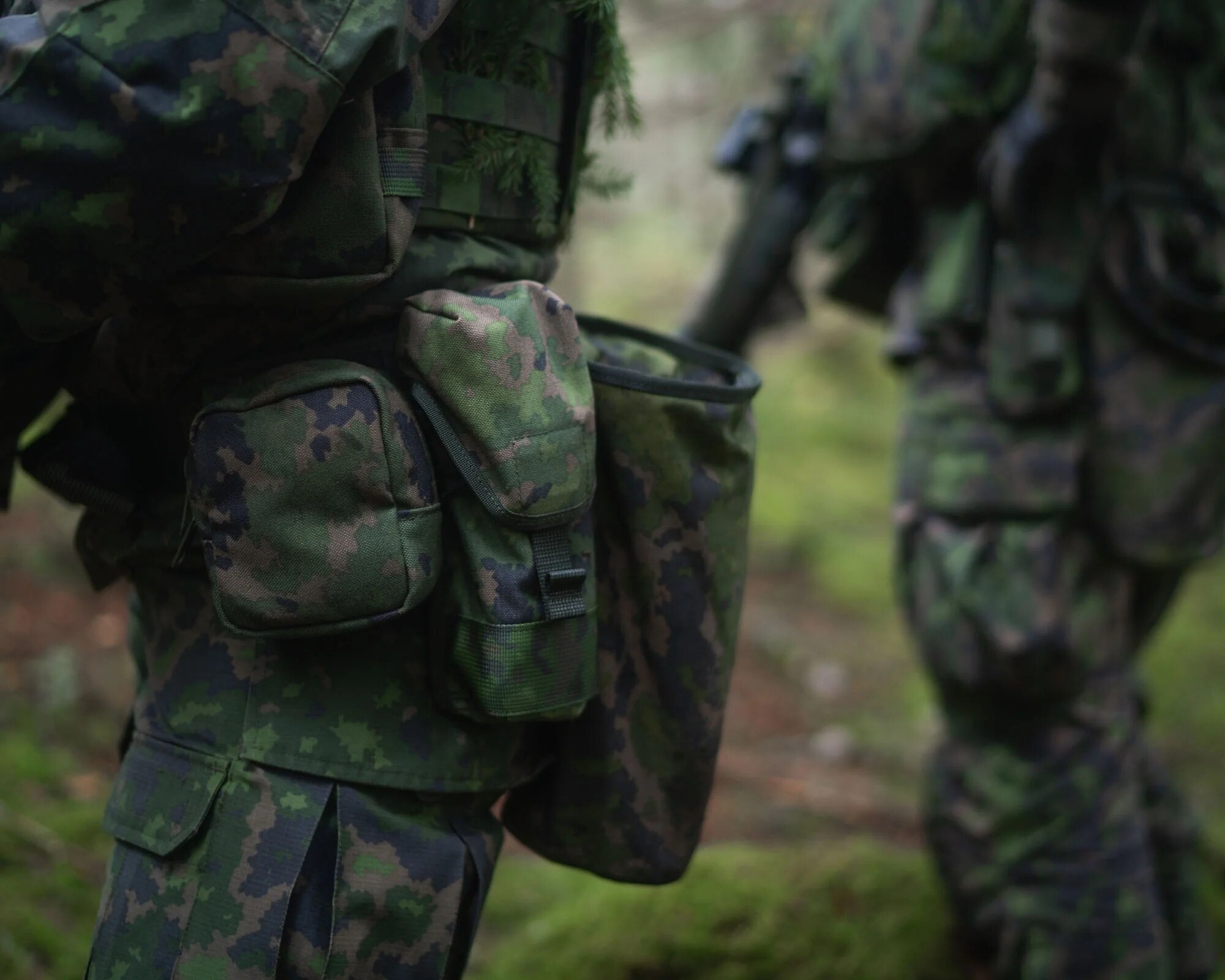 Doppia tasca porta caricatori Savotta AK/RK - M05 Finnish Woodland Camo