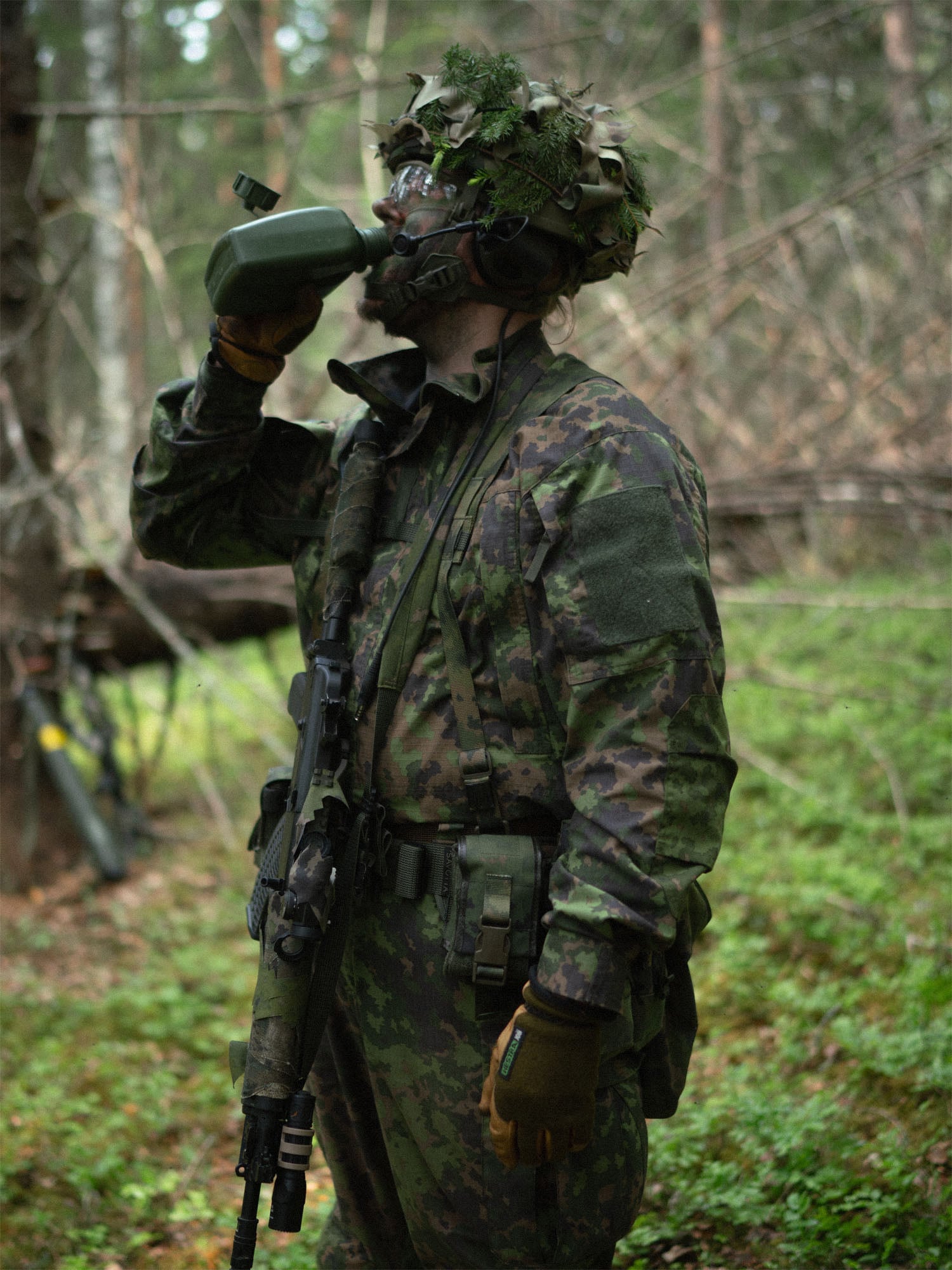 Sospensori tattici Savotta Valjas H-Harness - M05 Finnish Woodland Camo