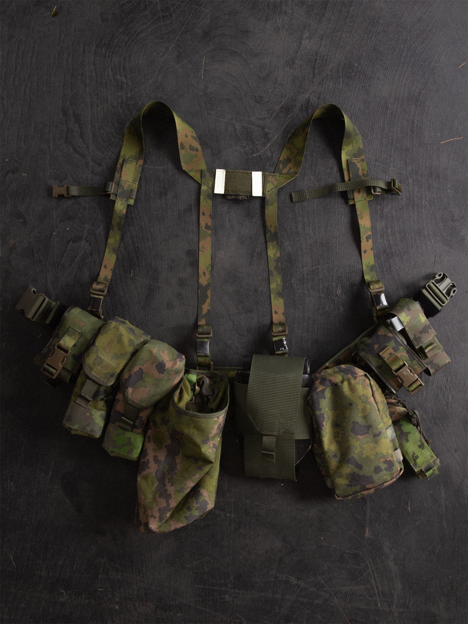Sospensori tattici Savotta Valjas H-Harness - M05 Finnish Woodland Camo