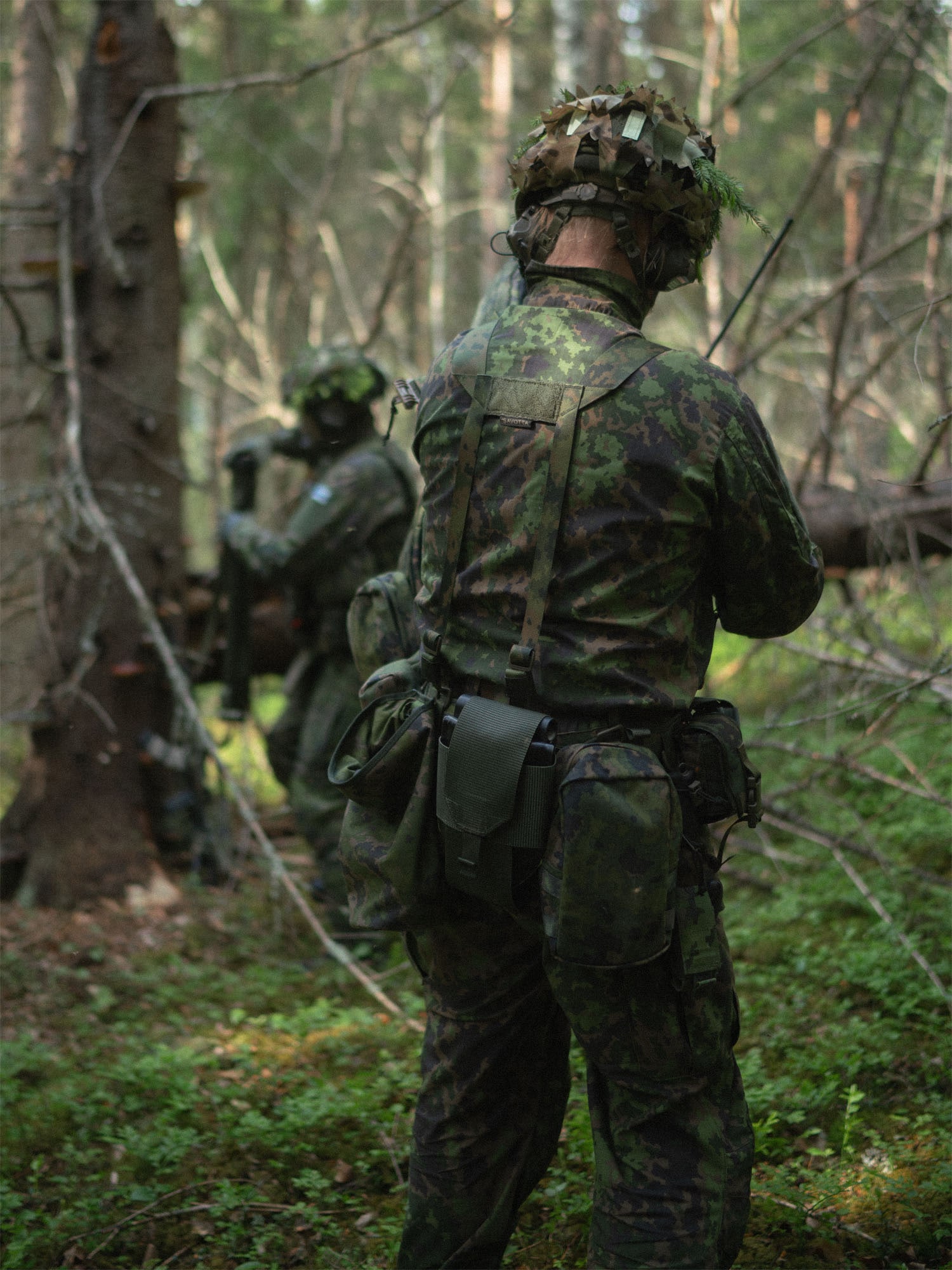 Sospensori tattici Savotta Valjas H-Harness - M05 Finnish Woodland Camo