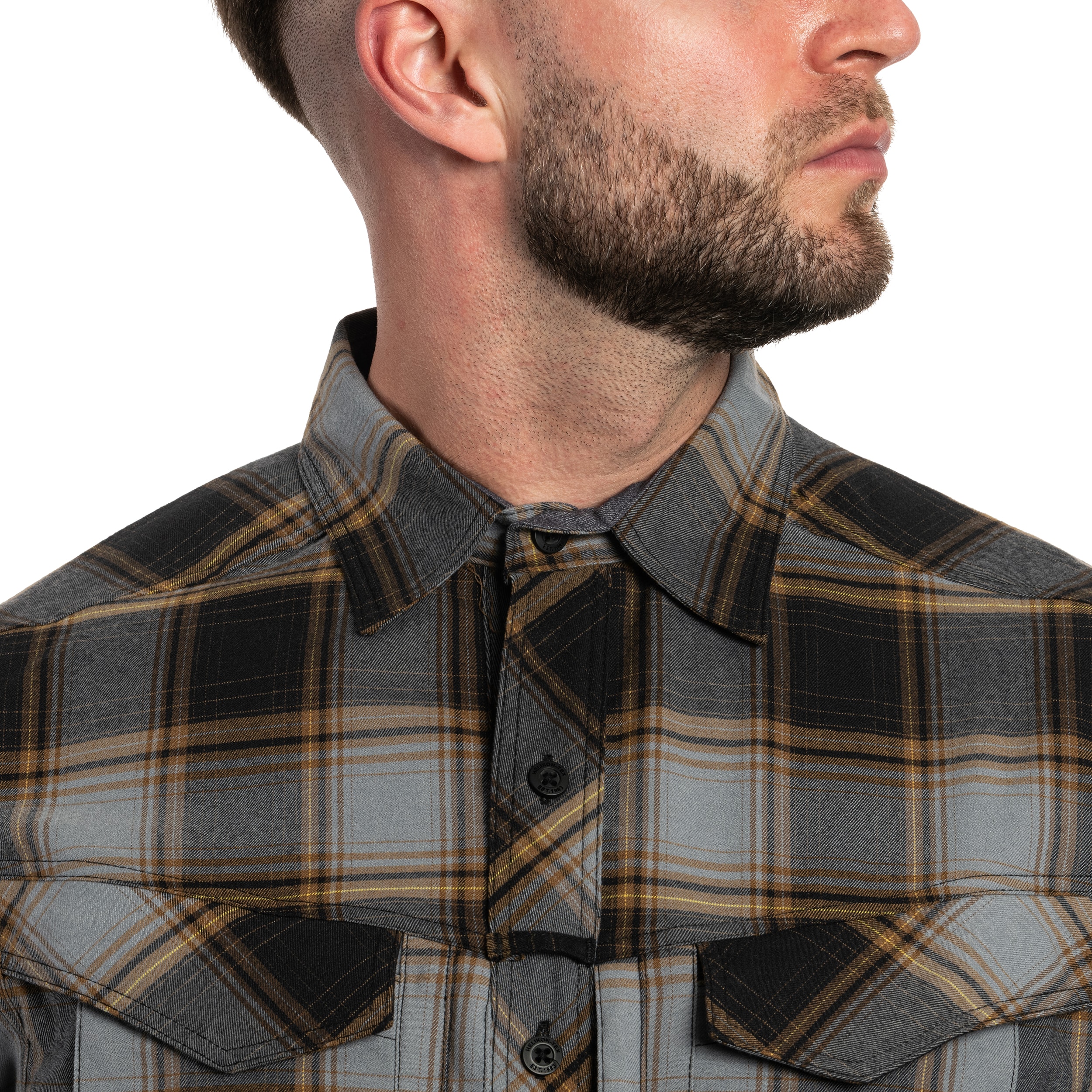 Camicia Helikon-Tex Defender Mk2 Nylon Sorona Blend - Dark Ochre Plaid