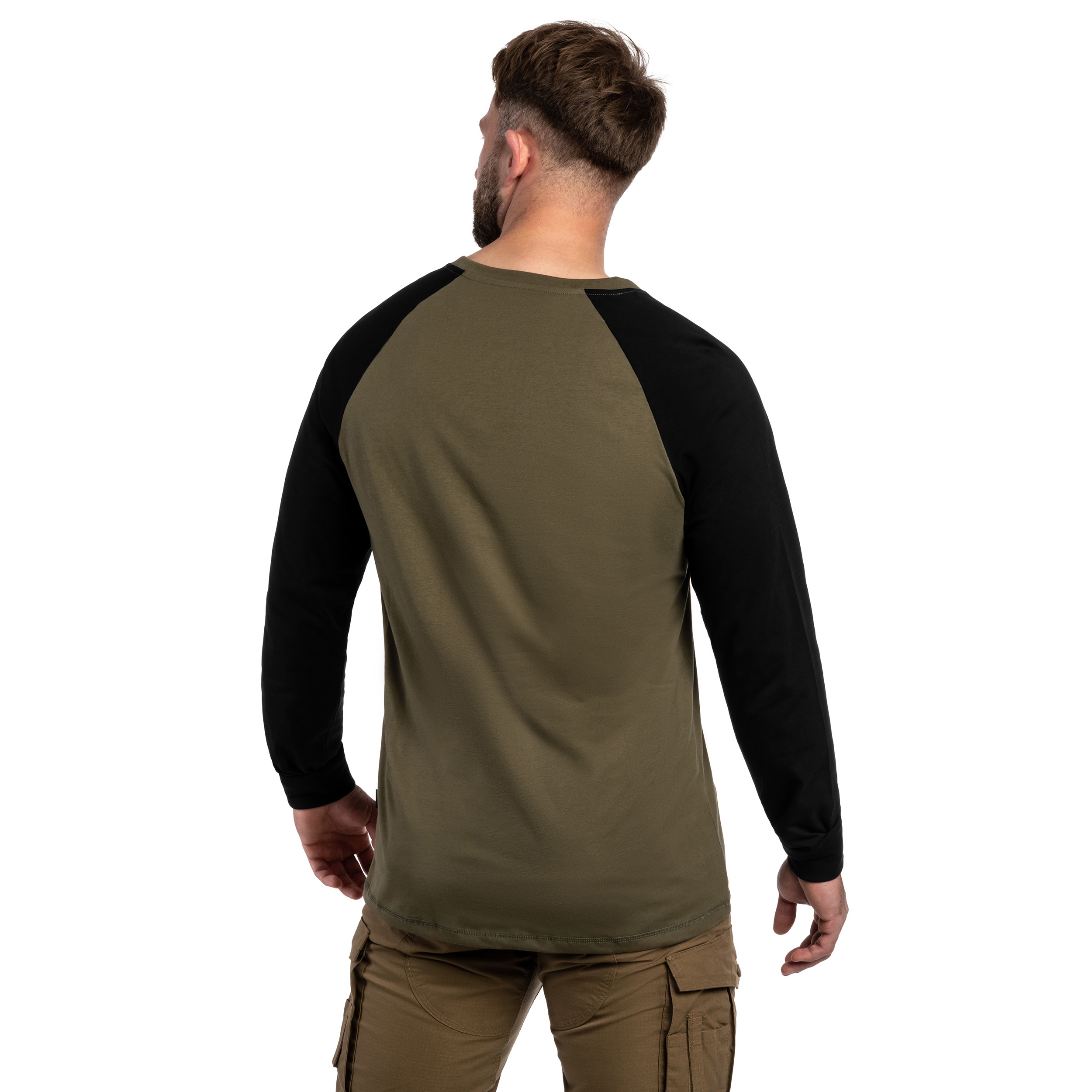 Maglia a maniche lunghe Helikon-Tex Lift, Run, Shoot - Olive Green/Black