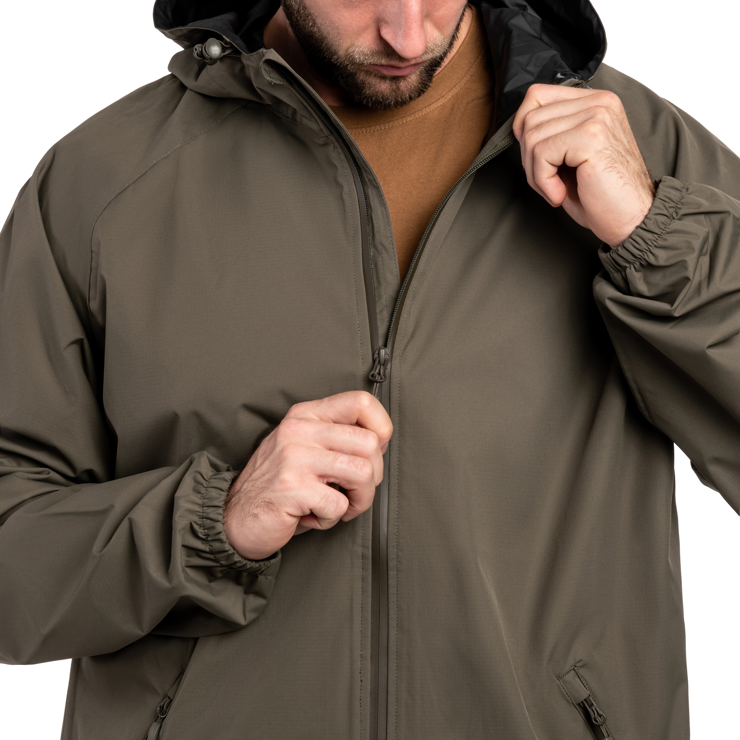 Giacca corta antipioggia Lightshell A10 Equipment - Olive Green
