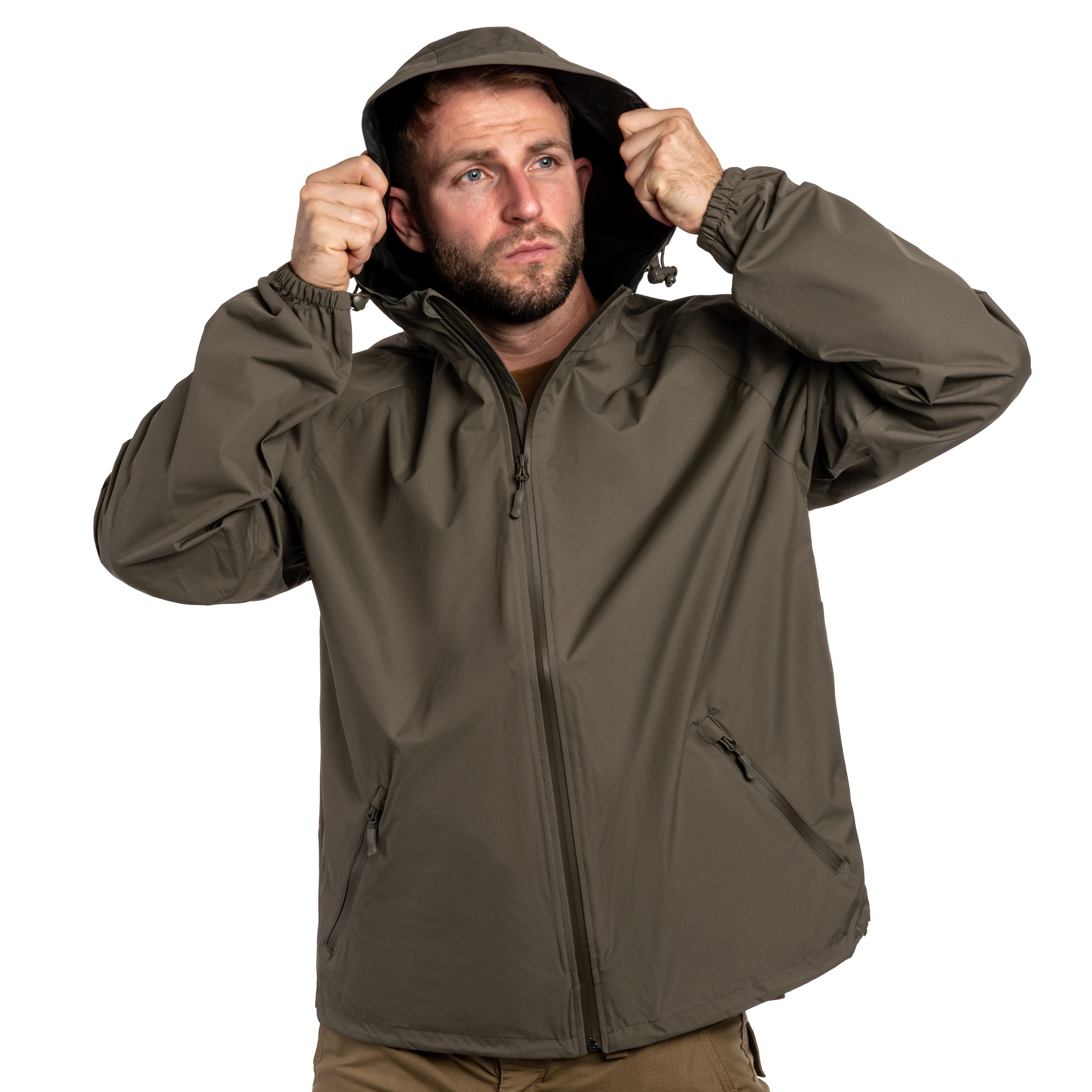 Giacca corta antipioggia Lightshell A10 Equipment - Olive Green