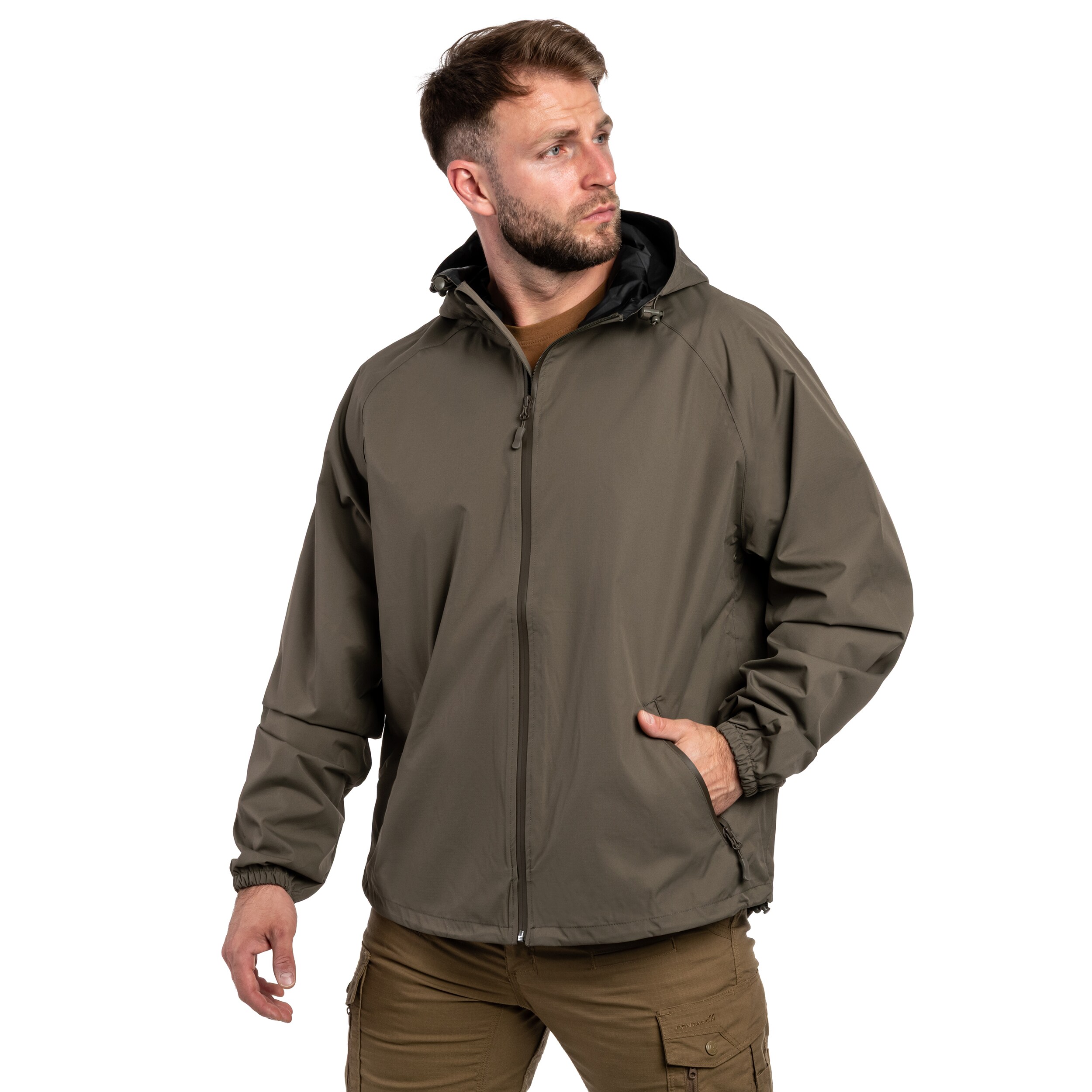 Giacca corta antipioggia Lightshell A10 Equipment - Olive Green