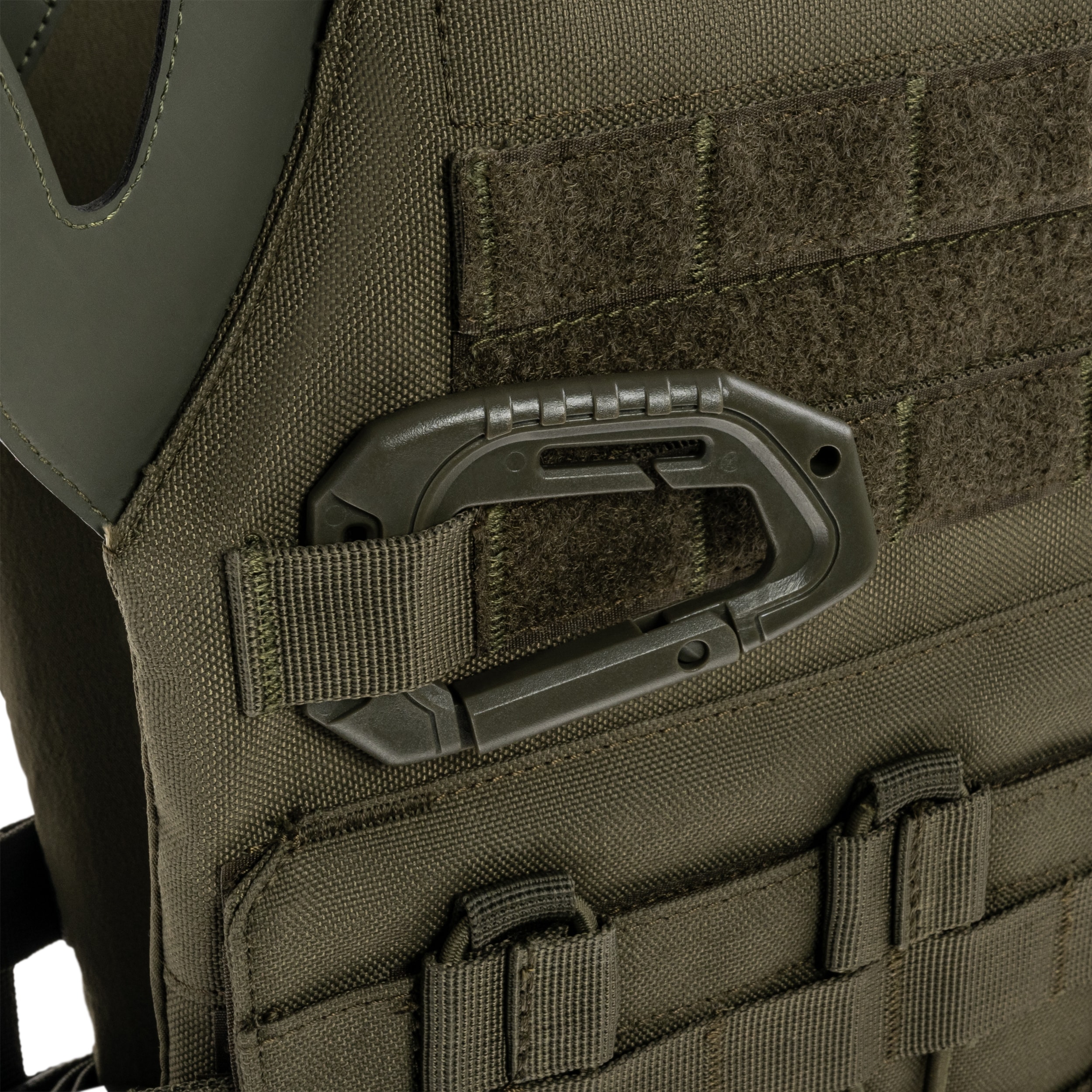Moschettone Brytzky Tactical GripLock 1 - 6 pezzi - Olive