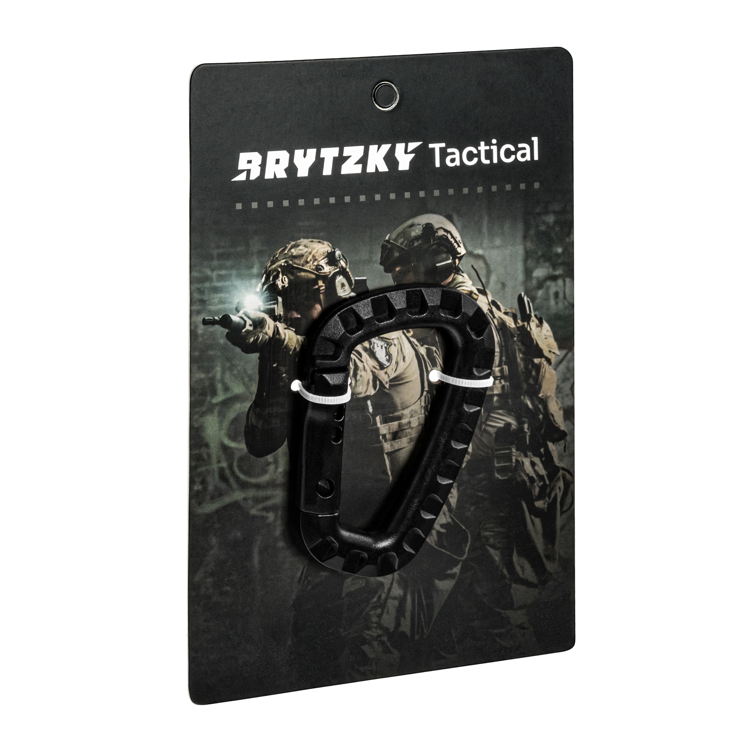 Moschettone Brytzky Tactical GripLock 2 Black - 6 pezzi