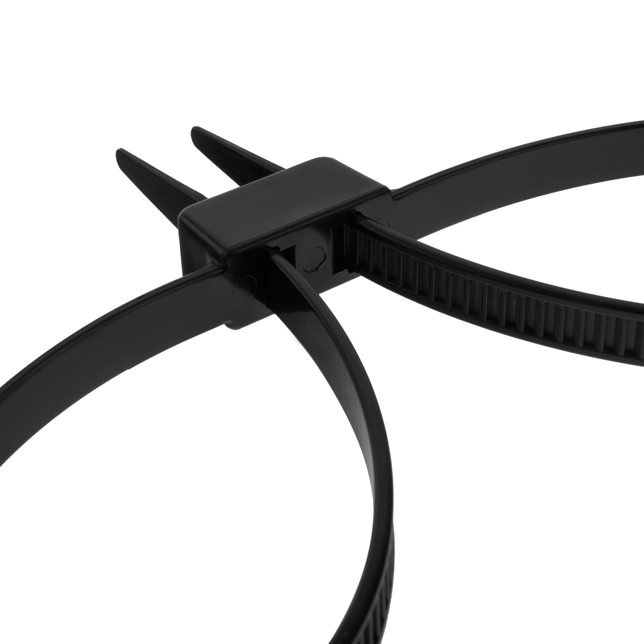 Manette monouso in plastica Mil-Tec - 2 pezzi - Black
