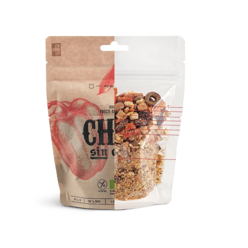 Cibo liofilizzato LYOFOOD Eko Chili Sin Carne 58 g/222 kcal - 2 pz.
