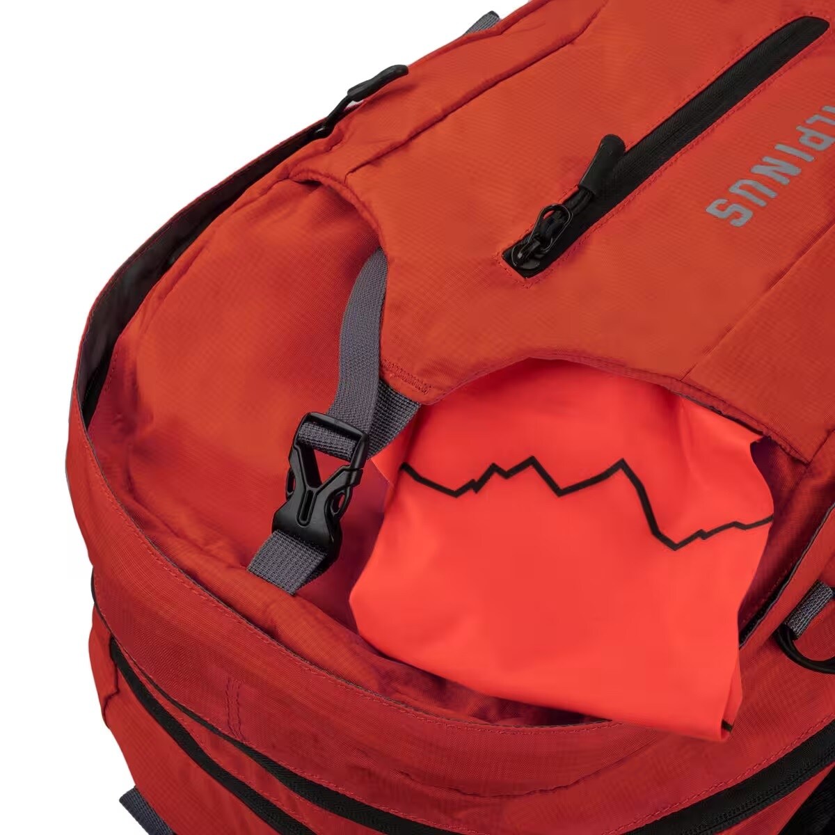 Zaino Alpinus Tarfala 35 l - Rosso mattone