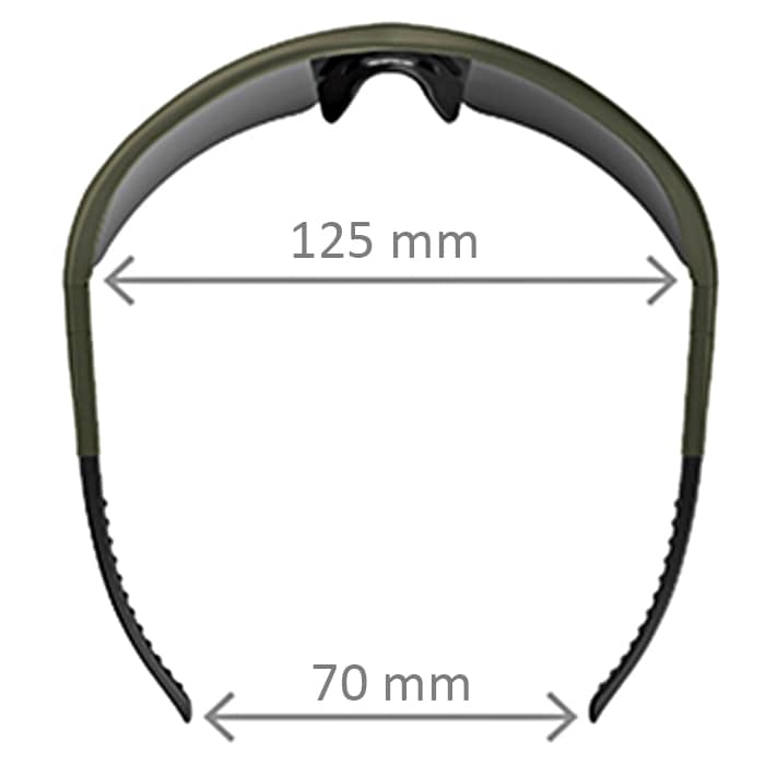 Occhiali tattici Swiss Eye Raptor Small - Olive