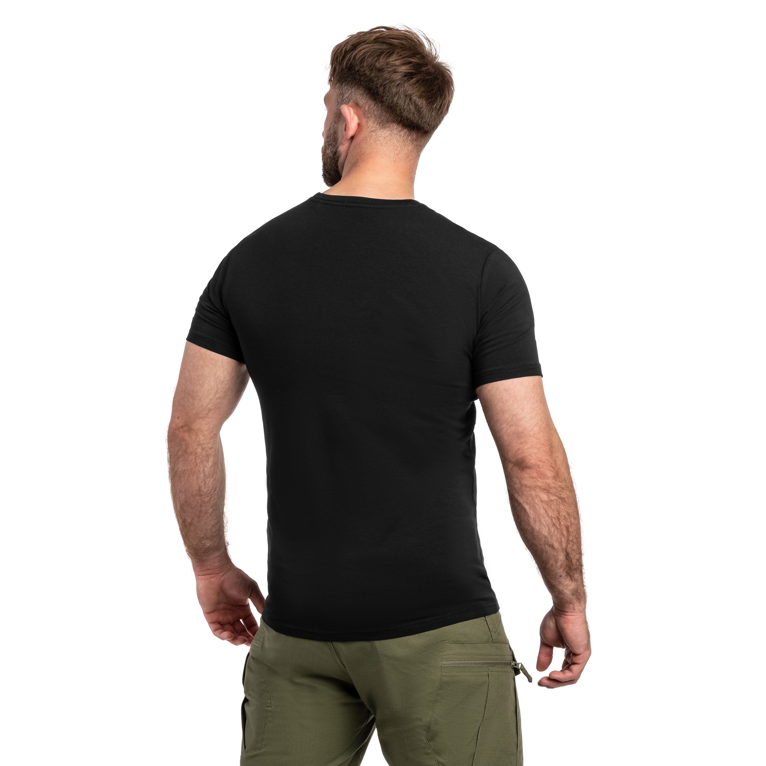 T-shirt Pitbull Slim Fit USA Cal - Black