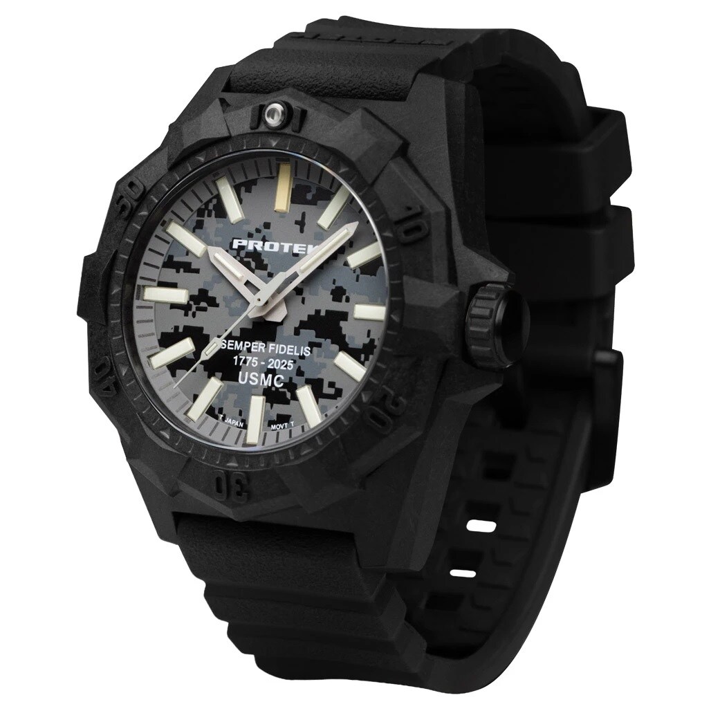 Orologio ProTek PT4109SFC USMC Carbon Dive