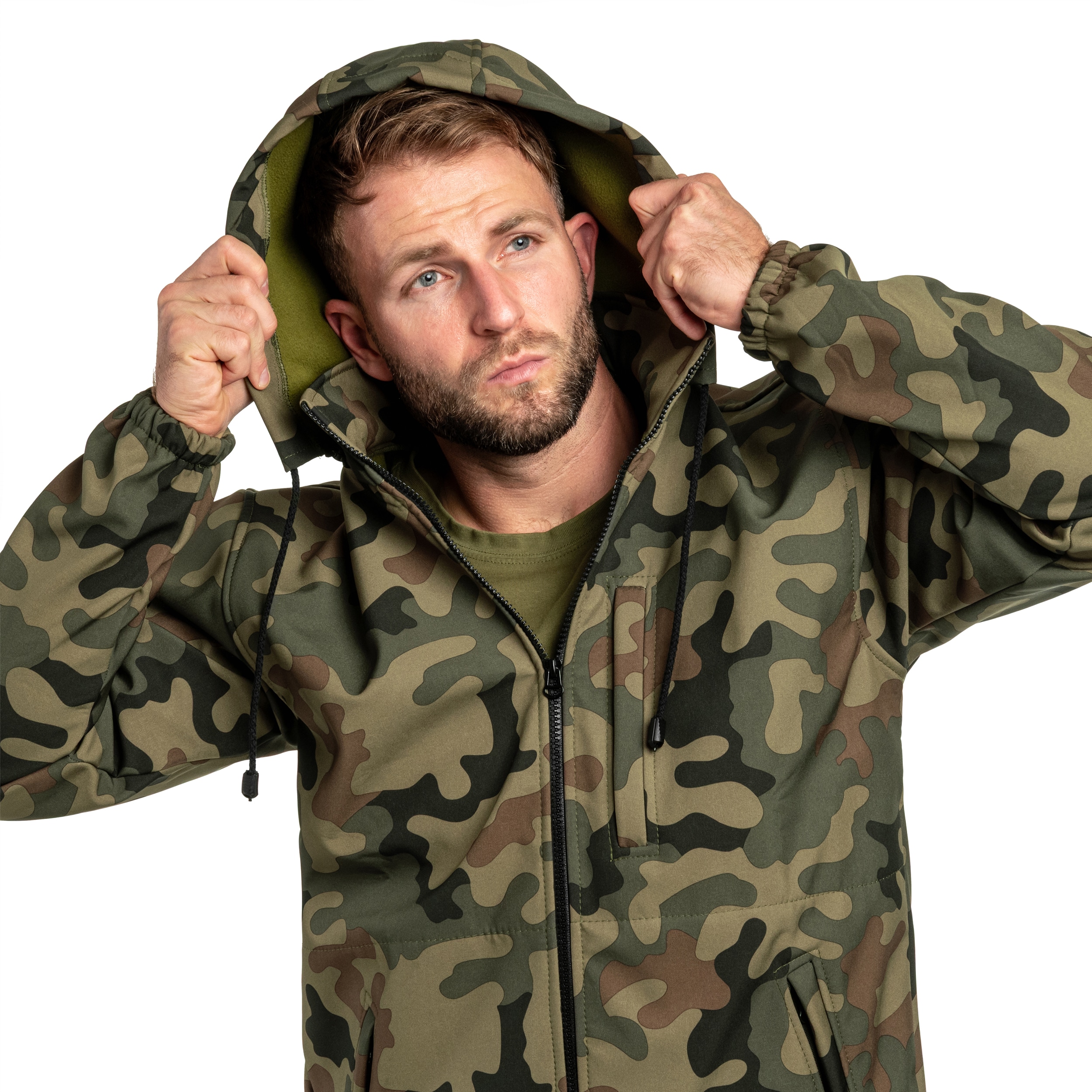 Giacca Softshell MaxPro-Tech - wz.93 Pantera PL Woodland