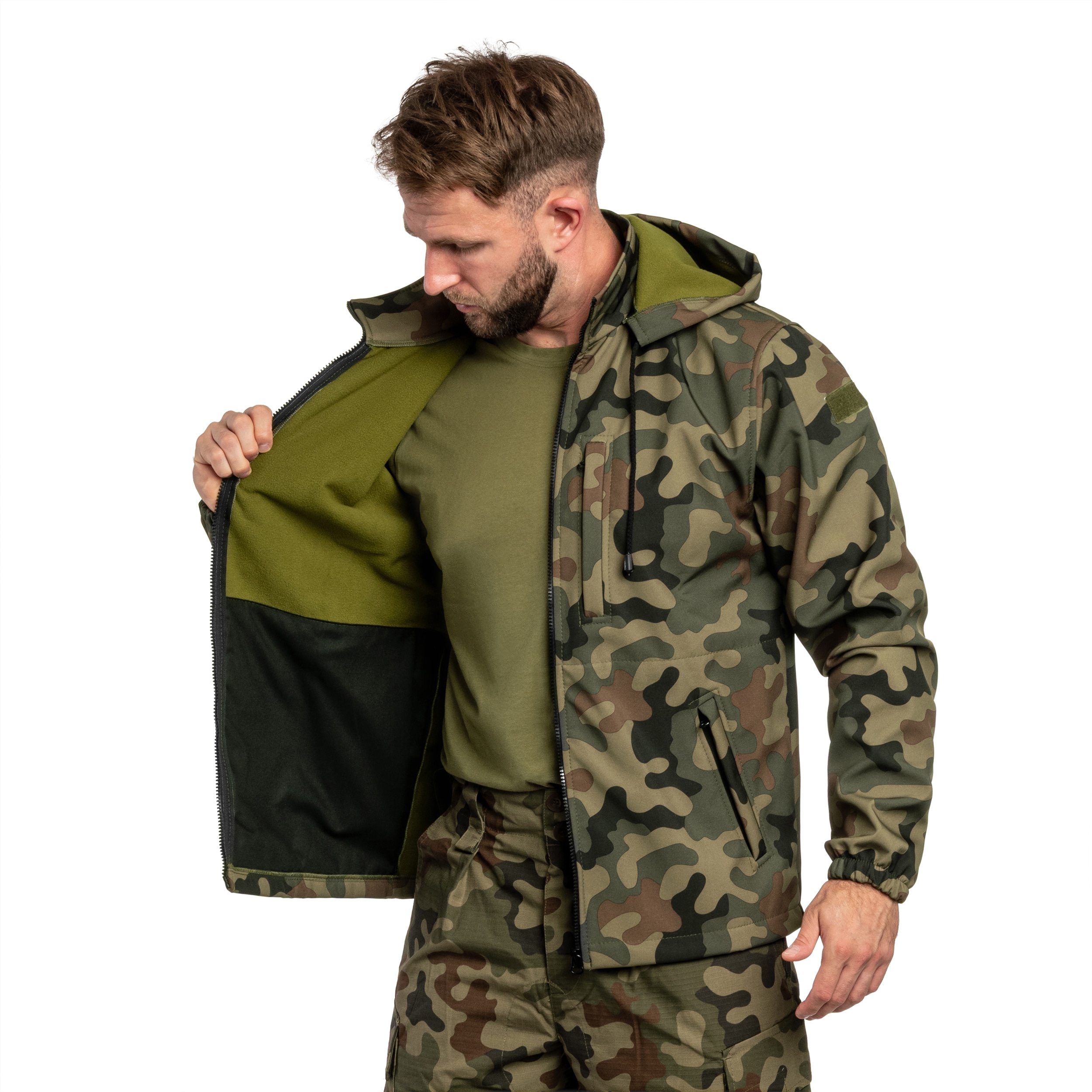 Giacca Softshell MaxPro-Tech - wz.93 Pantera PL Woodland