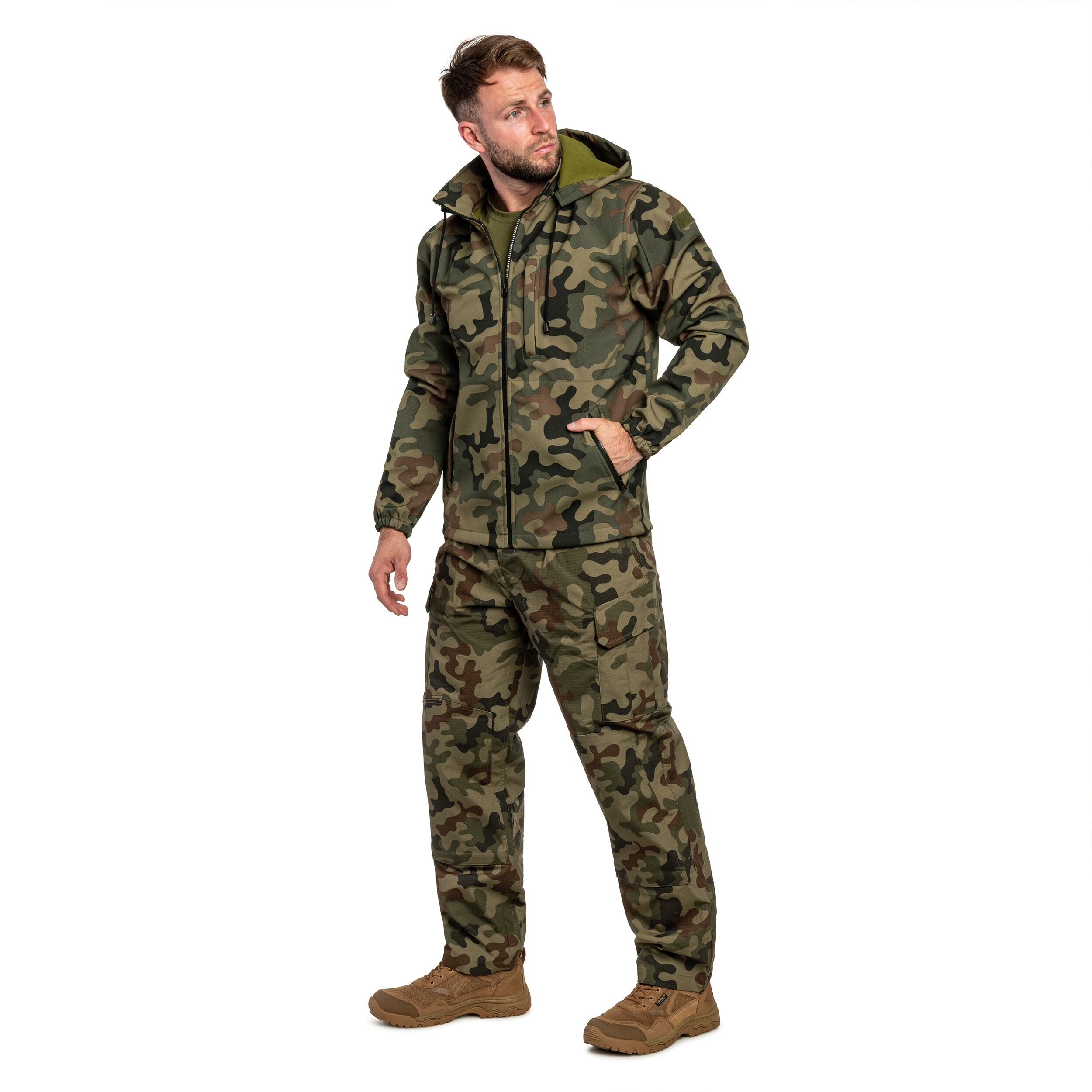 Giacca Softshell MaxPro-Tech - wz.93 Pantera PL Woodland