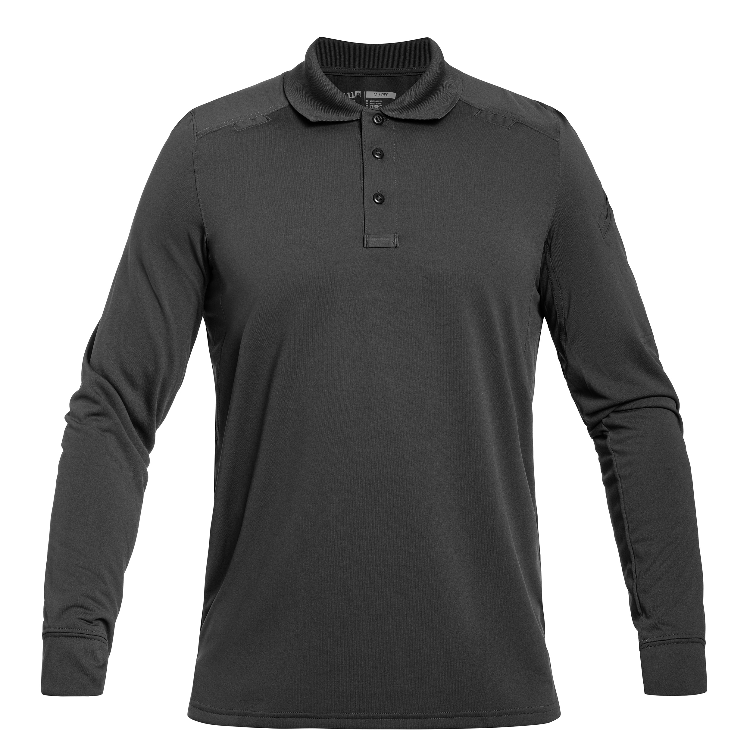 Polo 5.11 Helios manica lunga - Charcoal