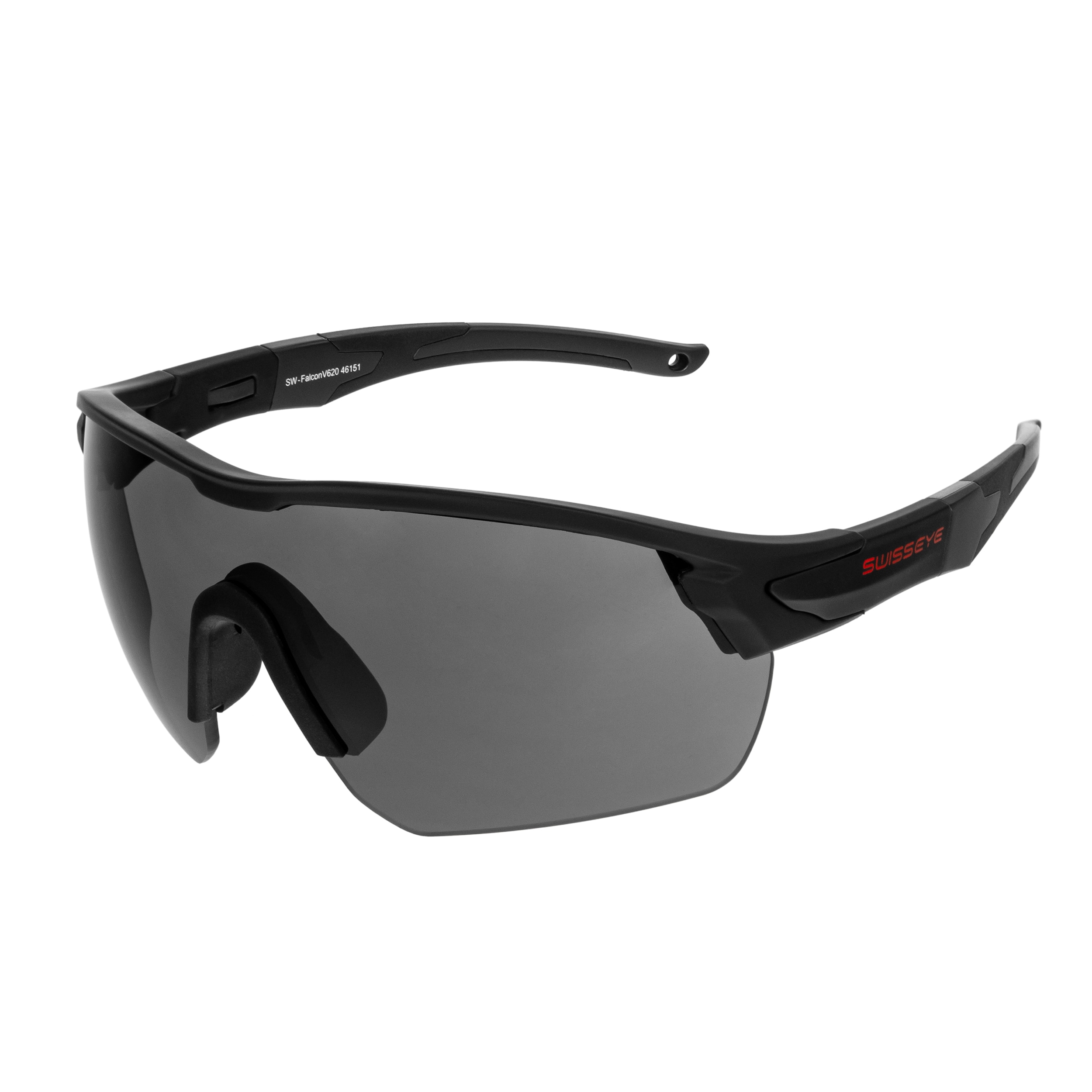 Occhiali tattici Swiss Eye FalconV620 - Smoke/Vermilion/Black