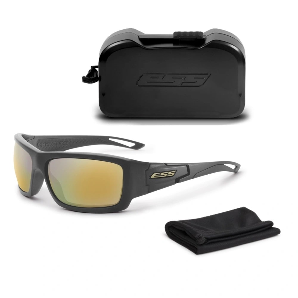 Occhiali tattici ESS Credence - Carbon Gray/Mirrored Brass