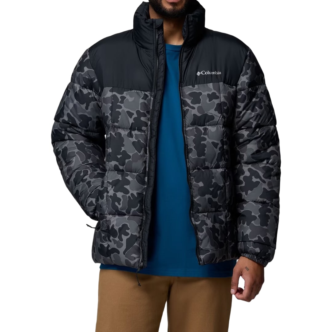 Giacca Columbia Puffect IV Printed - Black Puzzle Camo/Black