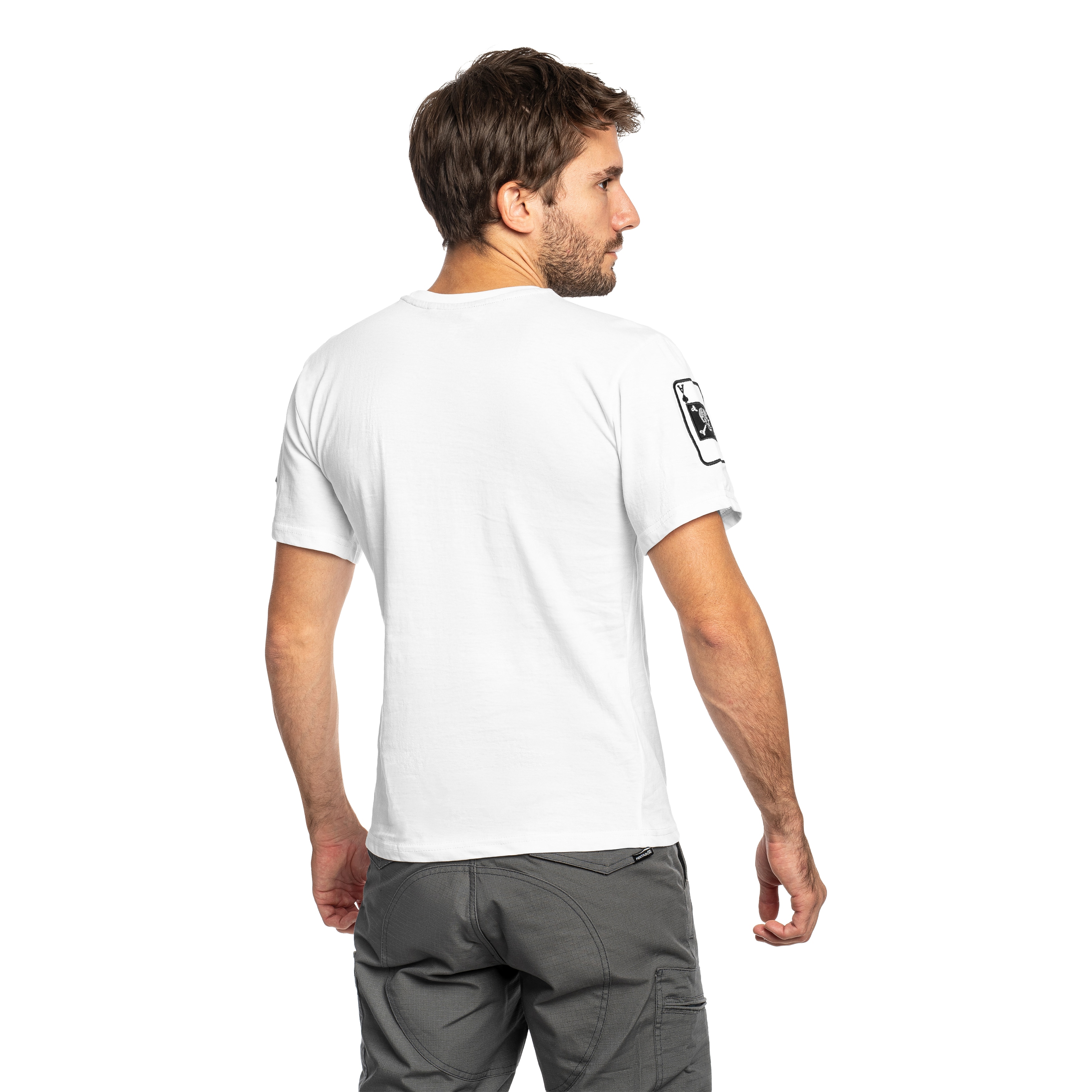 T-shirt Alpha Industries Black Devils - White