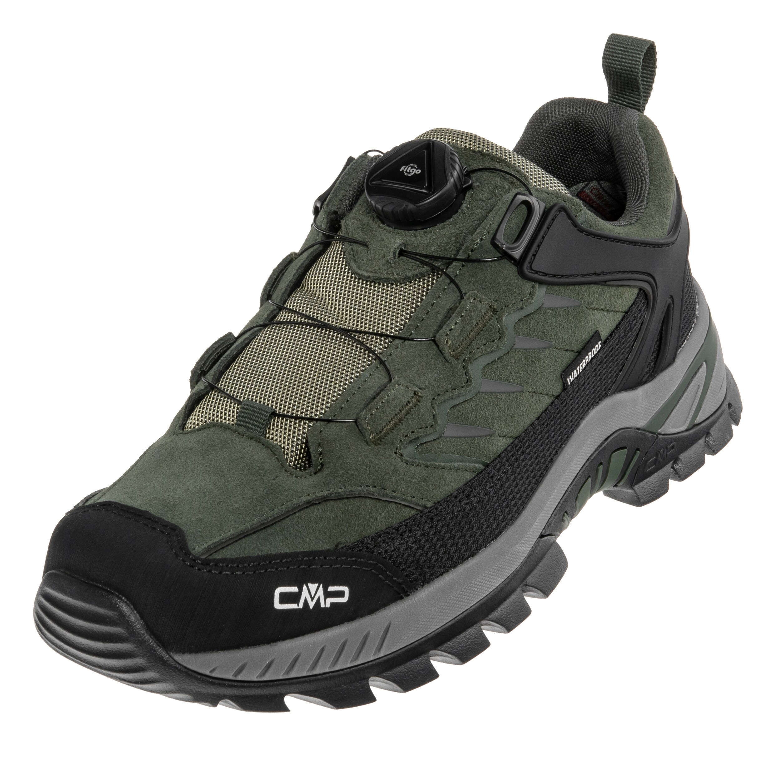 Scarpe da trekking CMP Rigel 2.0 Waterproof Low Fitgo - Pine/Piombo