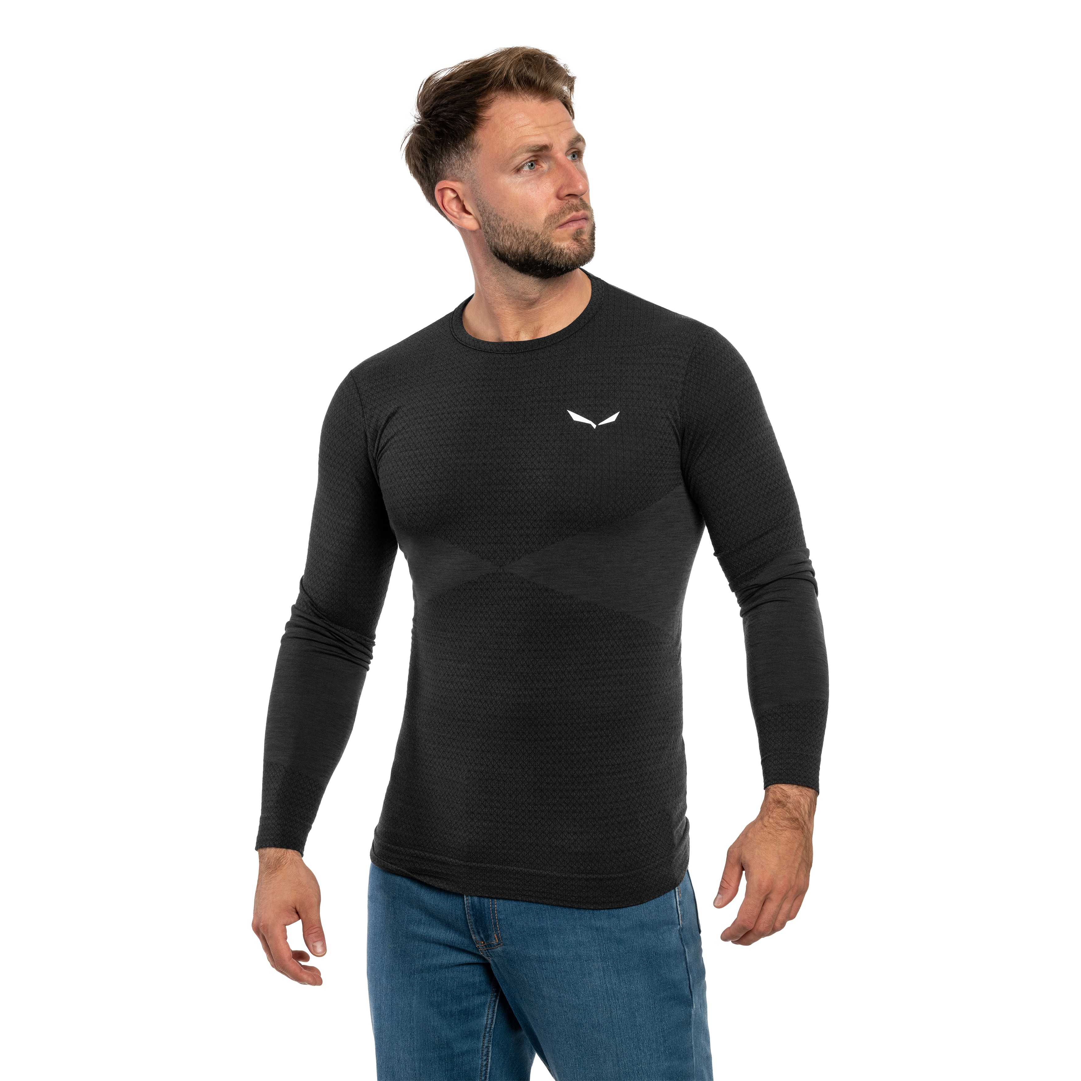 Maglia termica Salewa Zebru Med Responsive - Onyx