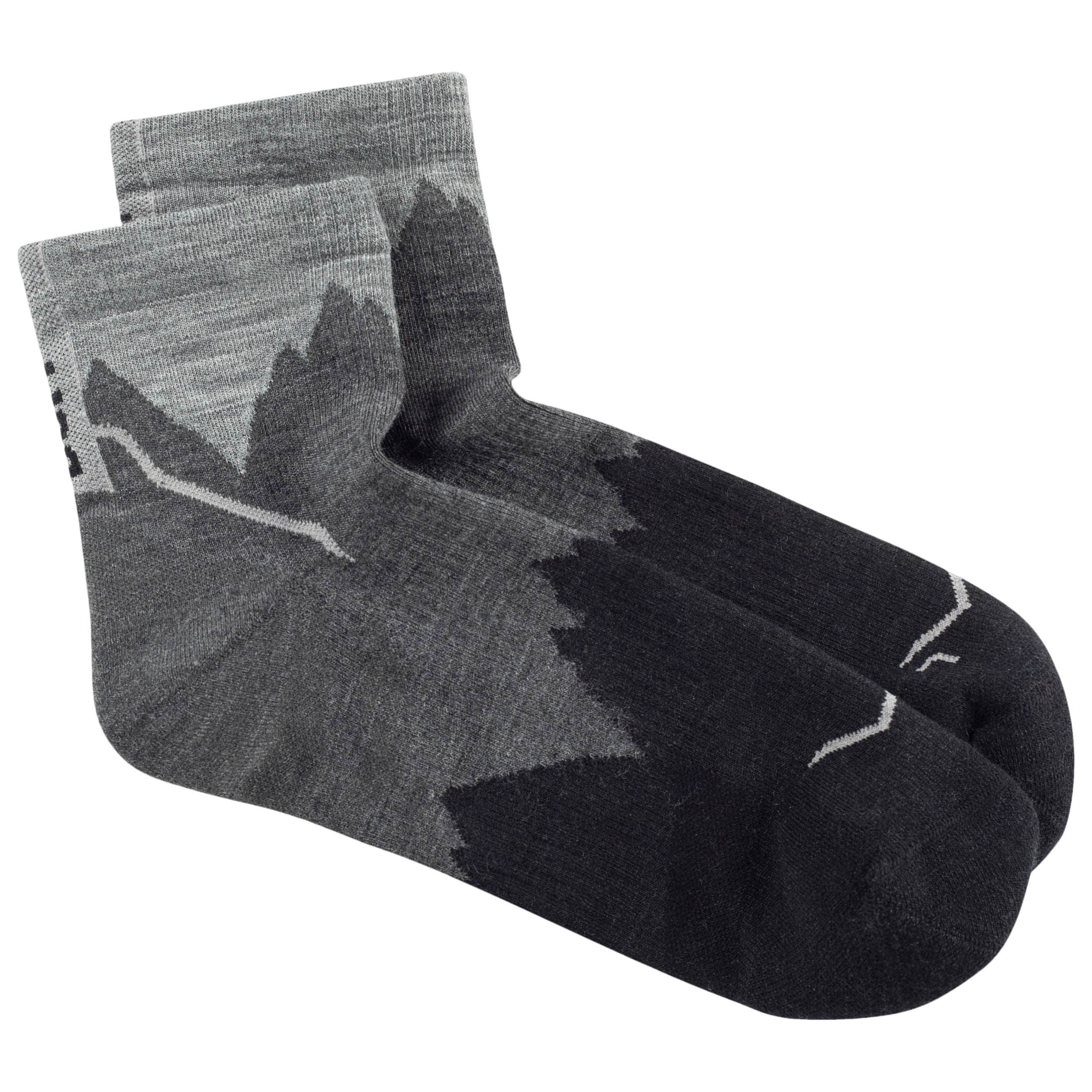 Calze Buff LW Merino Wool Quarter - Black