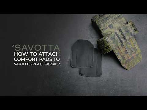 Set di imbottiture comfort Savotta per gilet Plate Carrier - Black