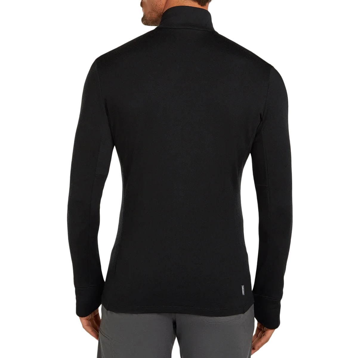 Felpa termica Icebreaker Merino 260 Quantum Zip - Black