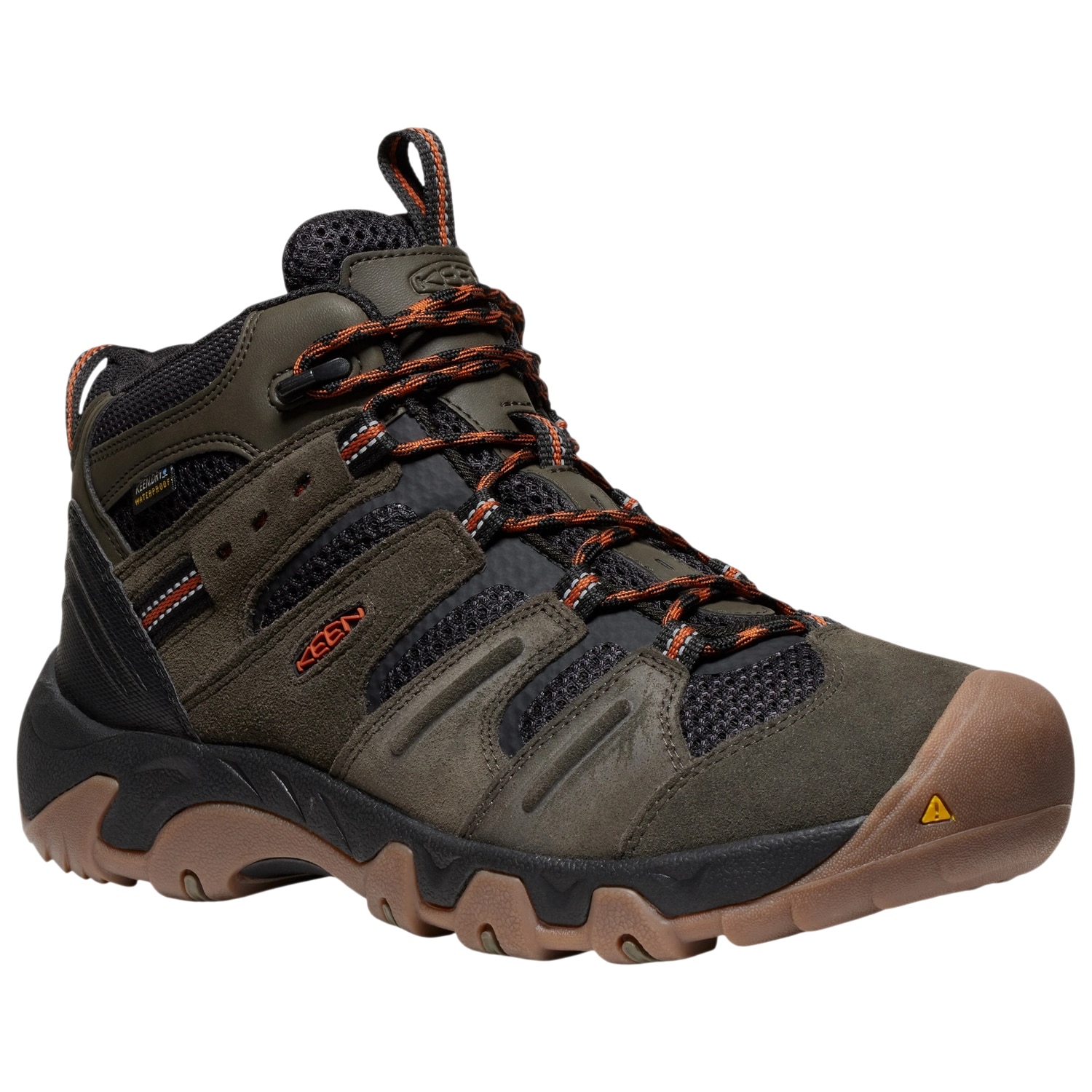 Scarpe Keen Headout MID WP - Olive/Fossil Orange
