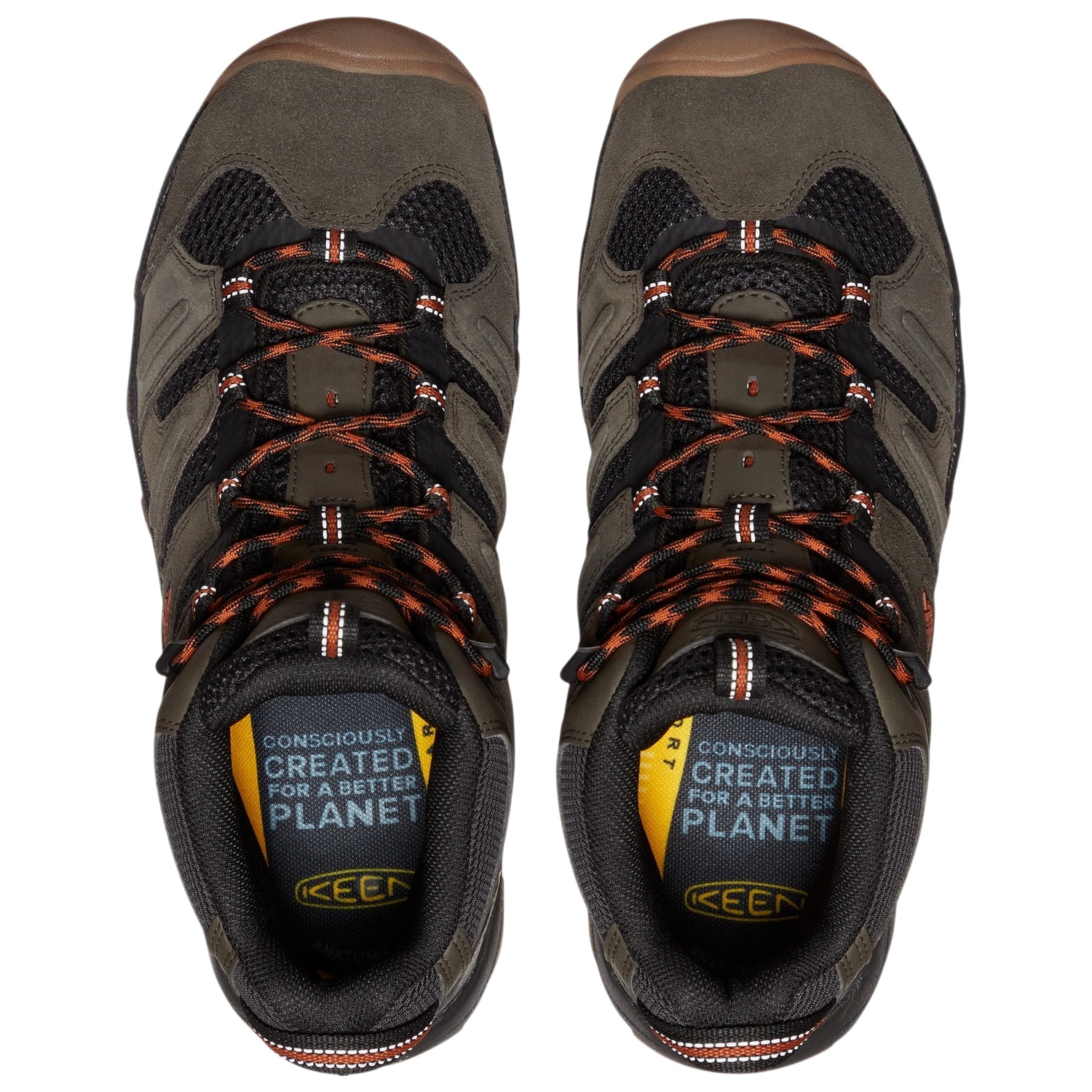 Scarpe Keen Headout MID WP - Olive/Fossil Orange