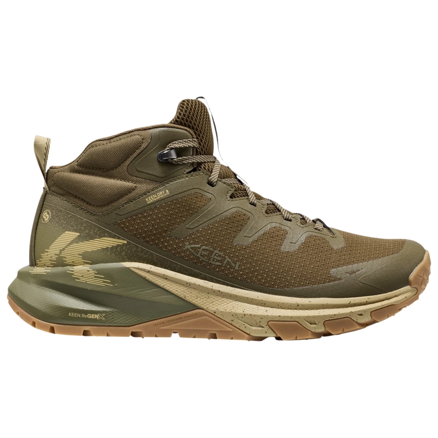 Scarpe Keen Targhee Apex MID WP - Dark Olive/Khaki